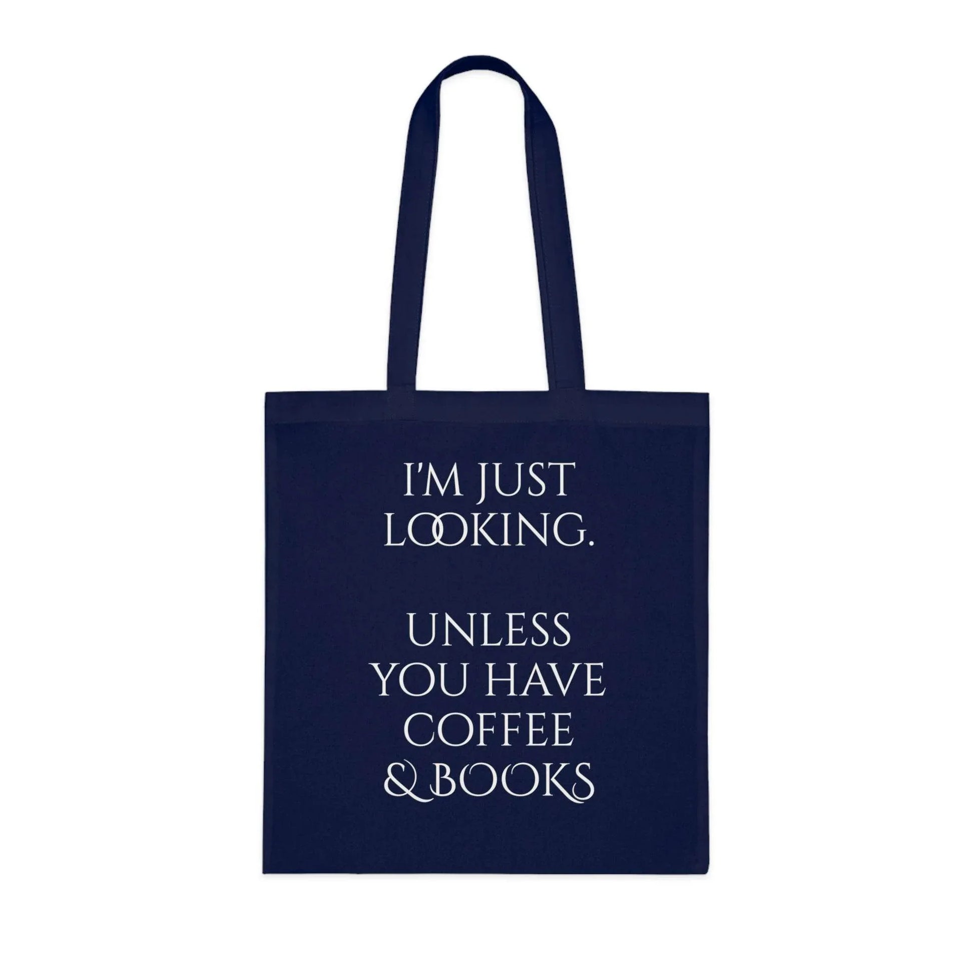 Coffee & Books Cotton Tote - Perfect for Book Lovers - The Dreamer's Bookshop.