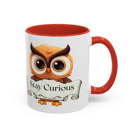 Stay Curious - Coffee Mug - Gift for Book Lovers