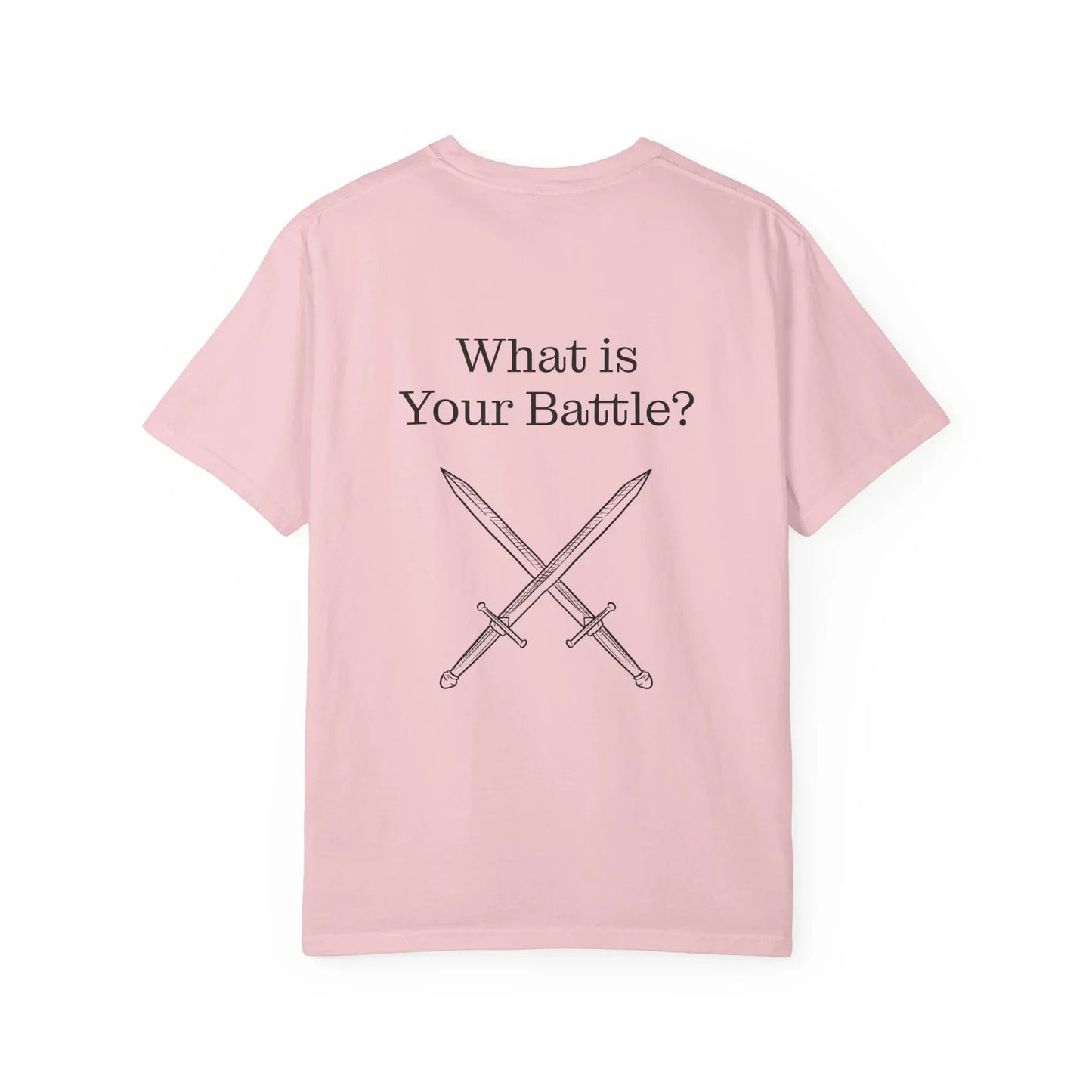 Chronic Pain Warrior Unisex Garment-Dyed T-Shirt - Empowering Supportive Apparel - The Dreamer's Bookshop.