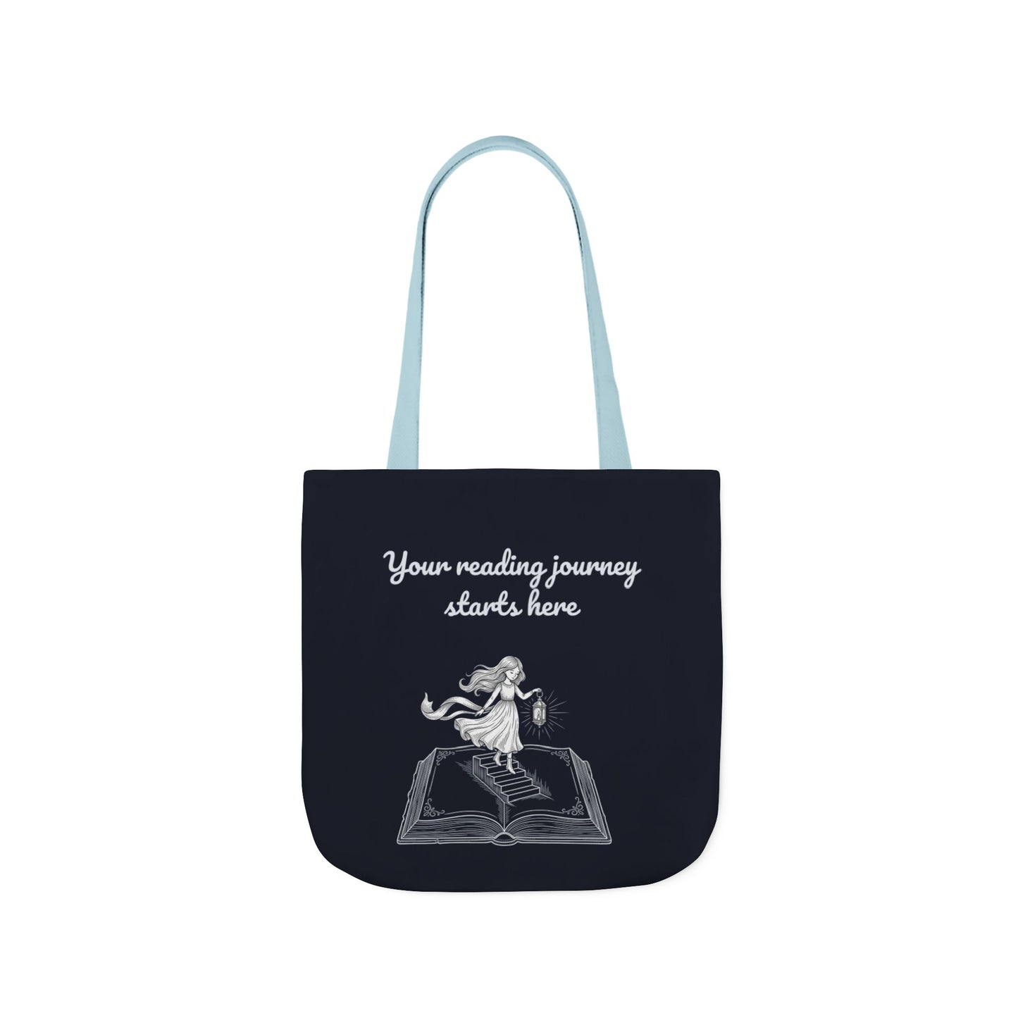 Whimsical Tote Bag - "Reading Journey"