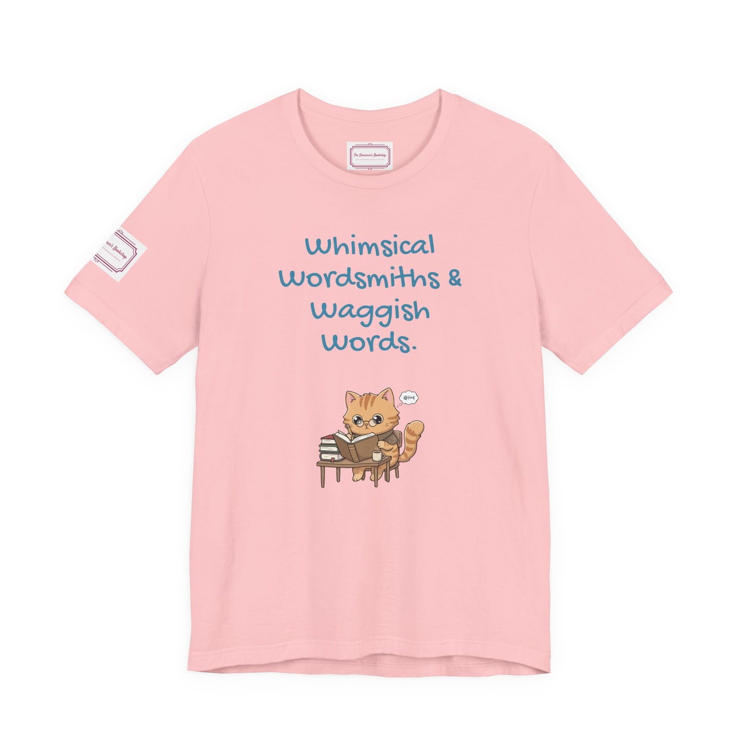 Whimsical Wordsmiths Tee - Fun Short Sleeve Shirt for Writers & Book Lovers