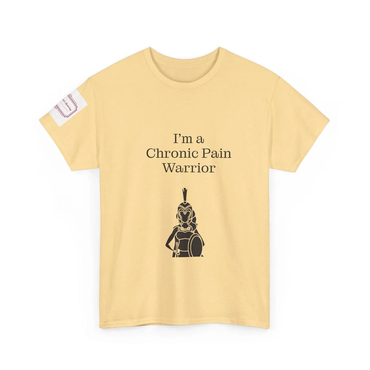 Chronic Pain Warrior Unisex Heavy Cotton Tee - Empowering Apparel for Health Awareness - The Dreamer's Bookshop.
