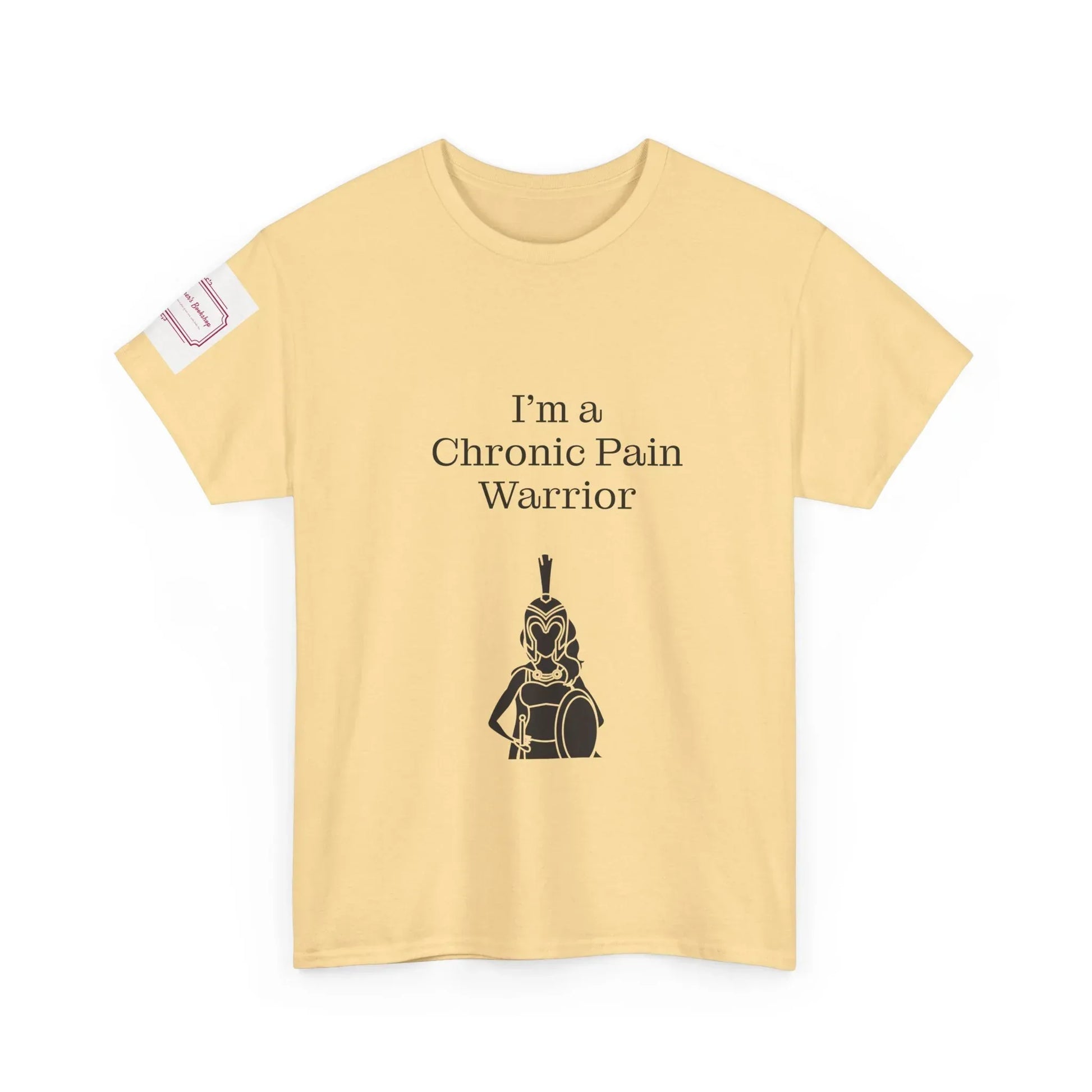 Chronic Pain Warrior Unisex Heavy Cotton Tee - Empowering Apparel for Health Awareness - The Dreamer's Bookshop.