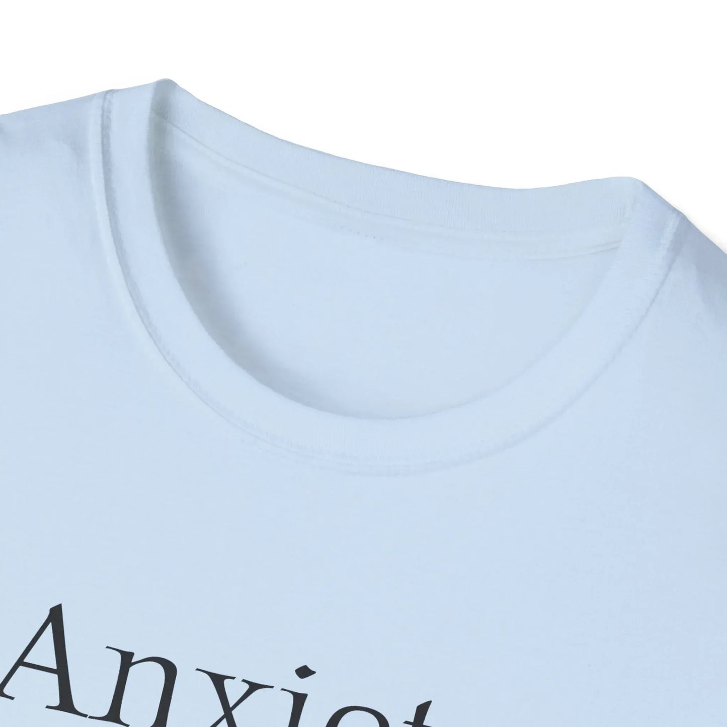 Anxiety Warrior Unisex Softstyle T-Shirt - Empowering Graphic Tee for Mental Health Awareness - The Dreamer's Bookshop.