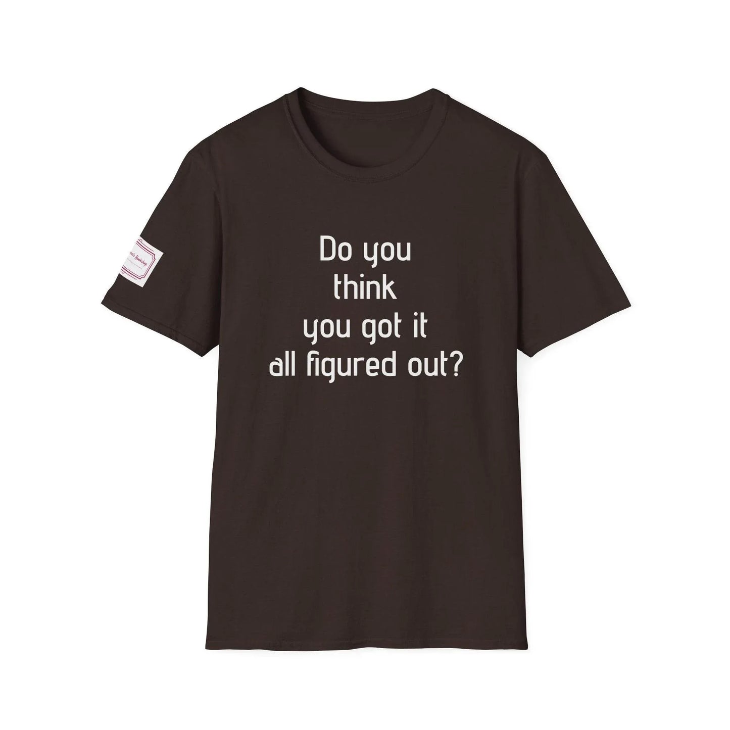 Inspirational Unisex Softstyle T-Shirt - 'Think Again' Motivational Design - The Dreamer's Bookshop.