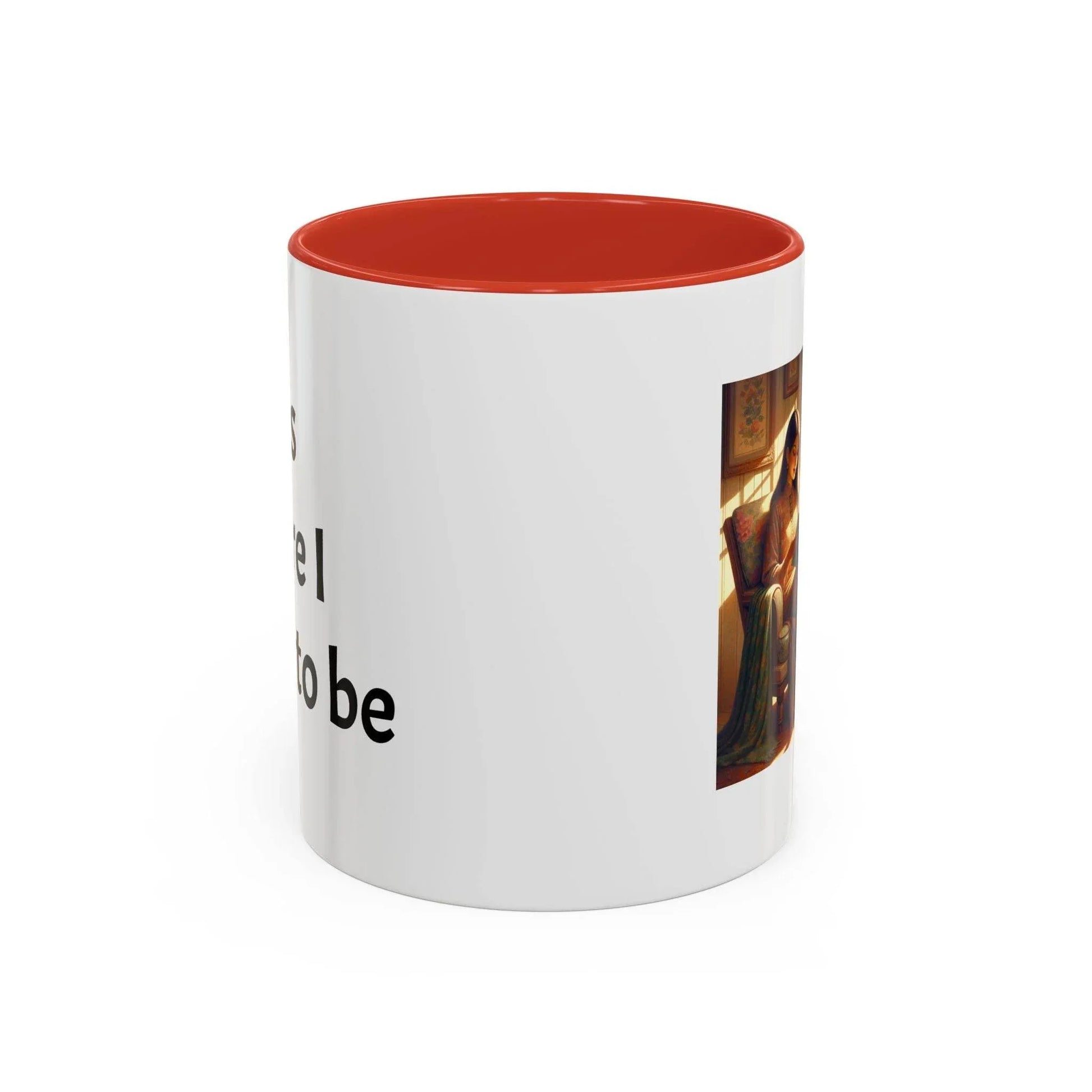 Cozy Reading Accent Coffee Mug - 11 oz - Perfect for Book Lovers - The Dreamer's Bookshop.