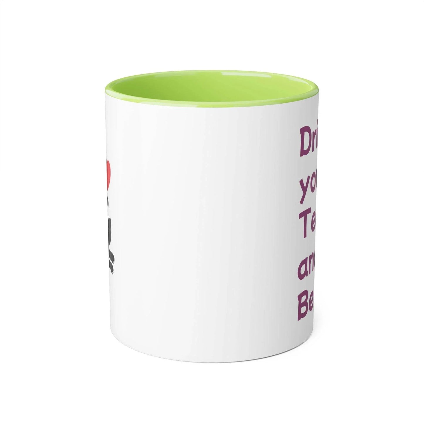 Drink your Tea Mug - 11oz Tea Cup for Cat Lovers - The Dreamer's Bookshop.