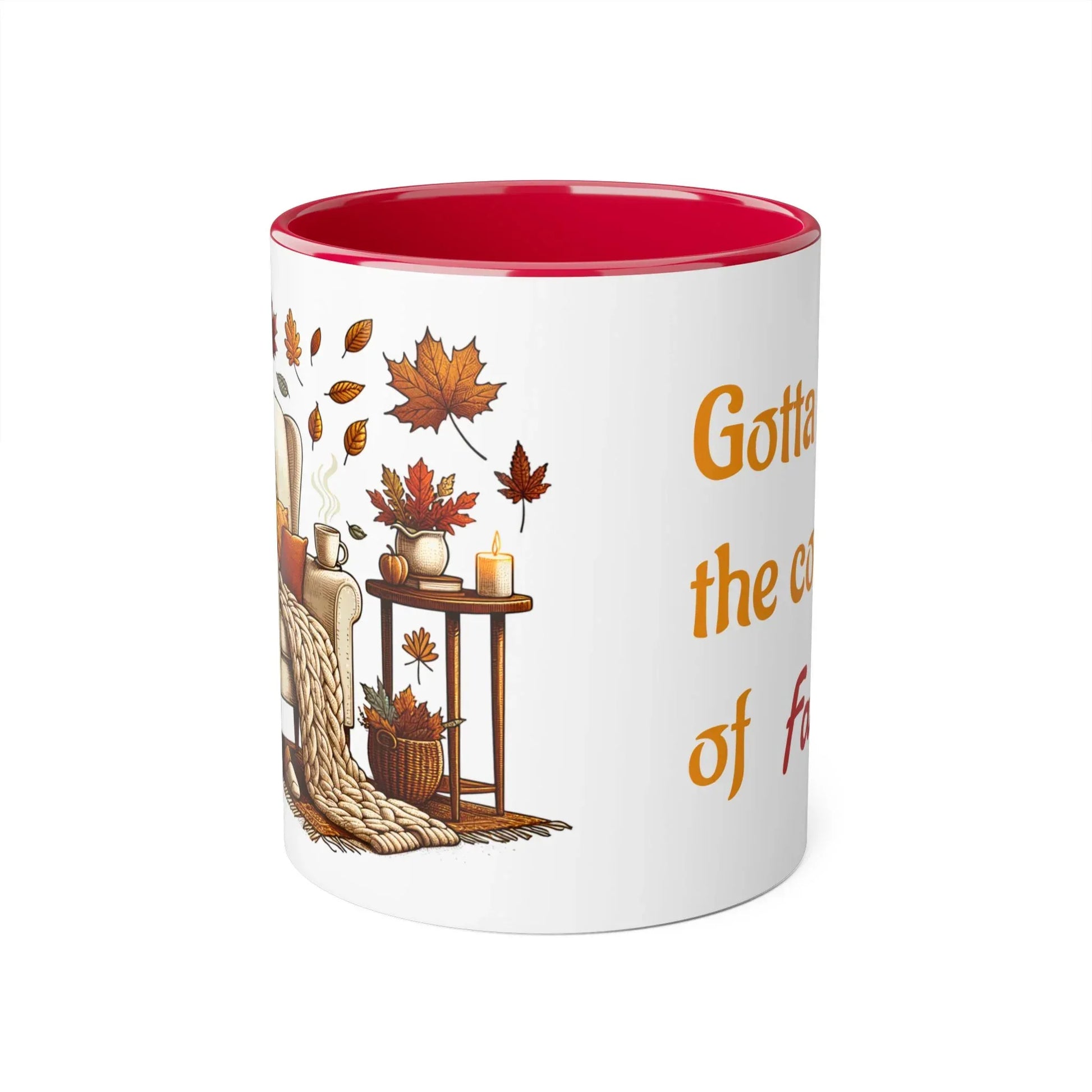The Cosiness of Fall - 11oz Cup for Booklovers - The Dreamer's Bookshop.