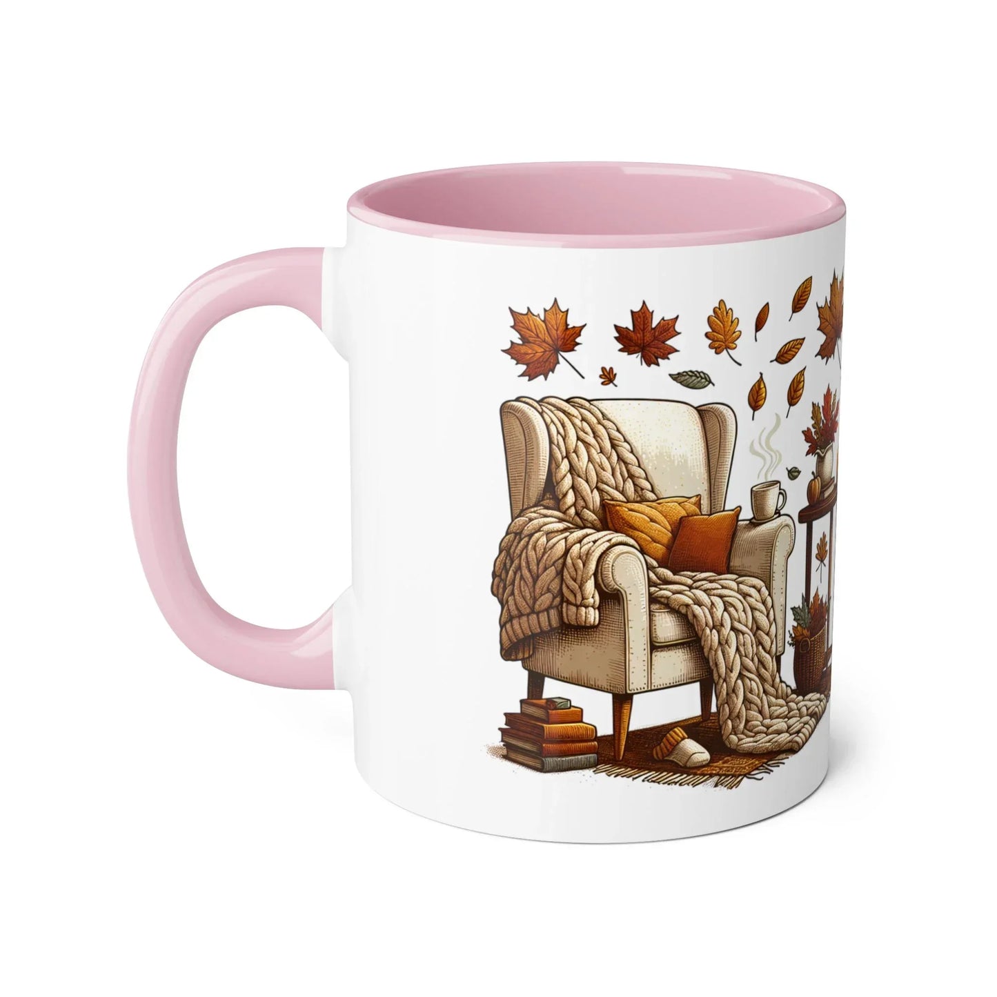 The Cosiness of Fall - 11oz Cup for Booklovers - The Dreamer's Bookshop.