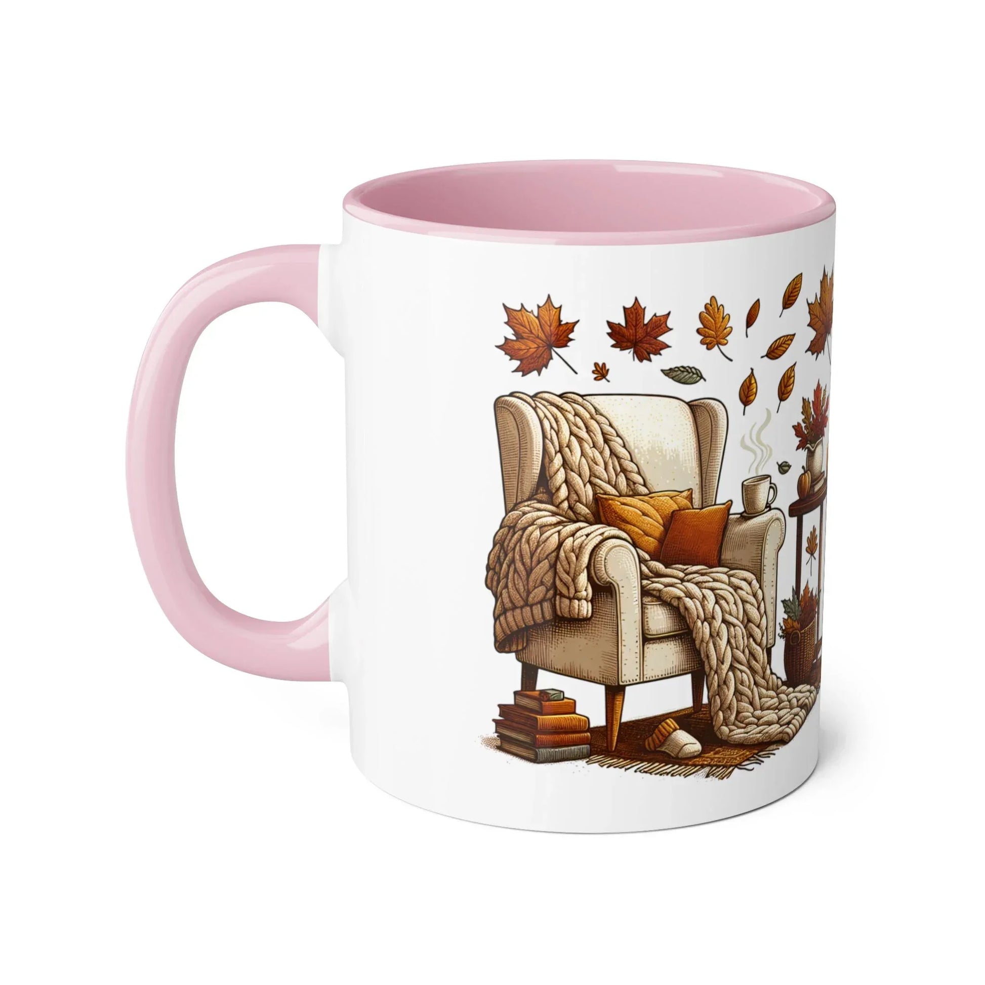 The Cosiness of Fall - 11oz Cup for Booklovers - The Dreamer's Bookshop.