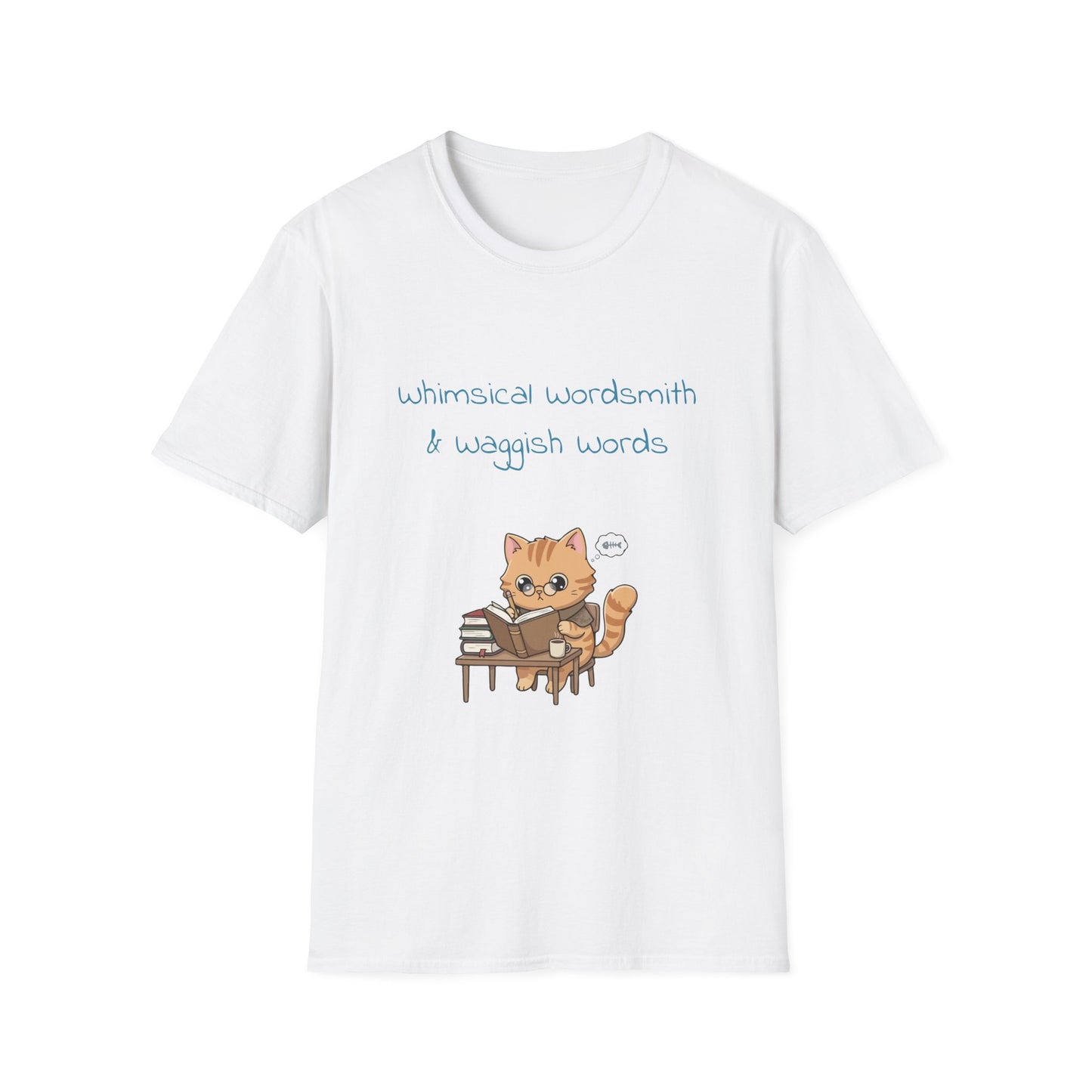 Unisex Travel-Inspired T-Shirt - "Whimsical Wordsmith" - Perfect for Book Lovers