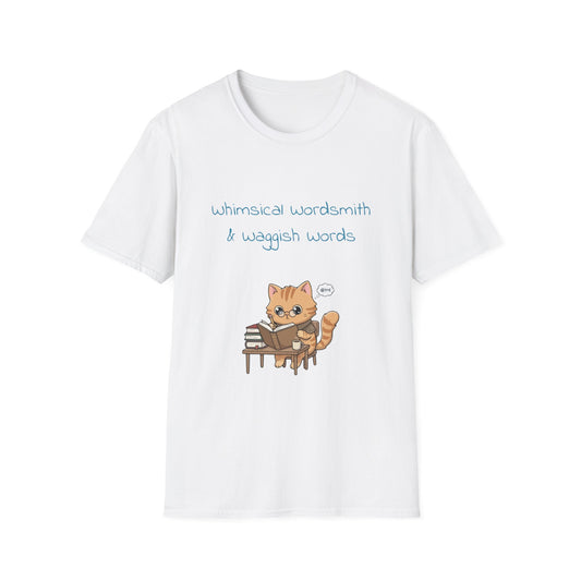 Unisex Travel-Inspired T-Shirt - "Whimsical Wordsmith" - Perfect for Book Lovers