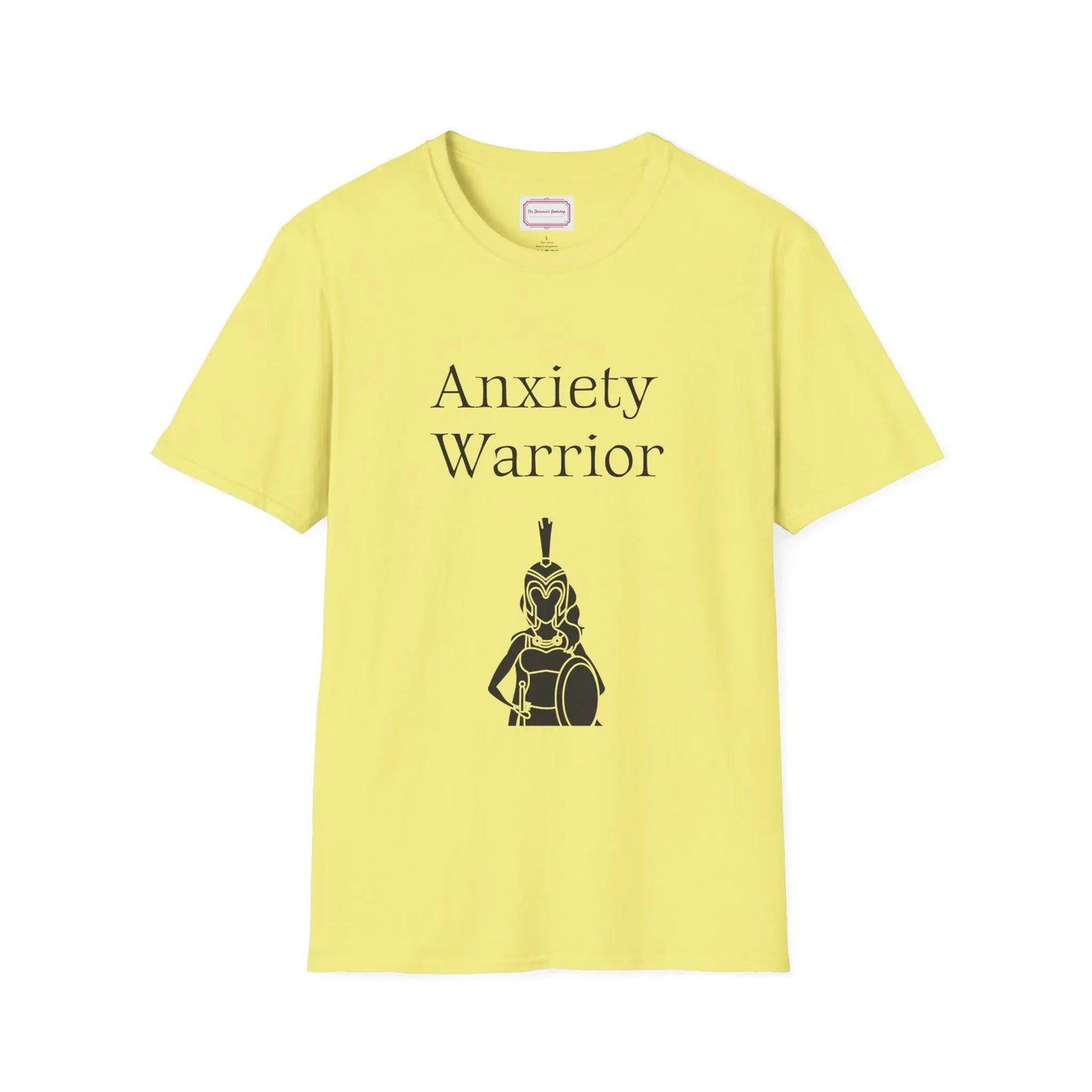 Anxiety Warrior Unisex Softstyle T-Shirt - Embrace Your Battles - The Dreamer's Bookshop.