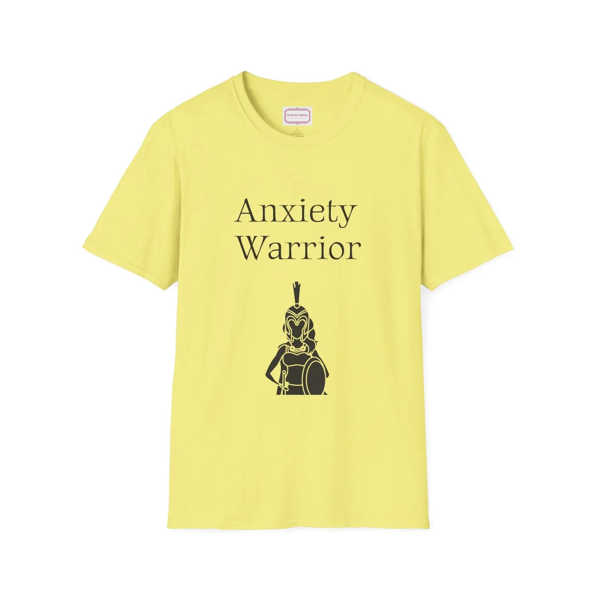 Anxiety Warrior Unisex Softstyle T-Shirt - Embrace Your Battles - The Dreamer's Bookshop.