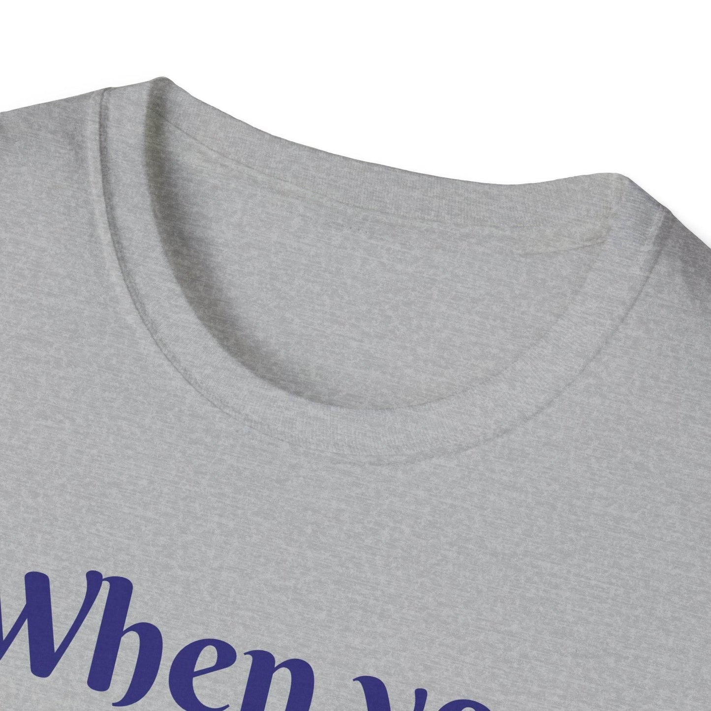 Unisex Softstyle T-Shirt - 'Just Breathe' - The Dreamer's Bookshop.