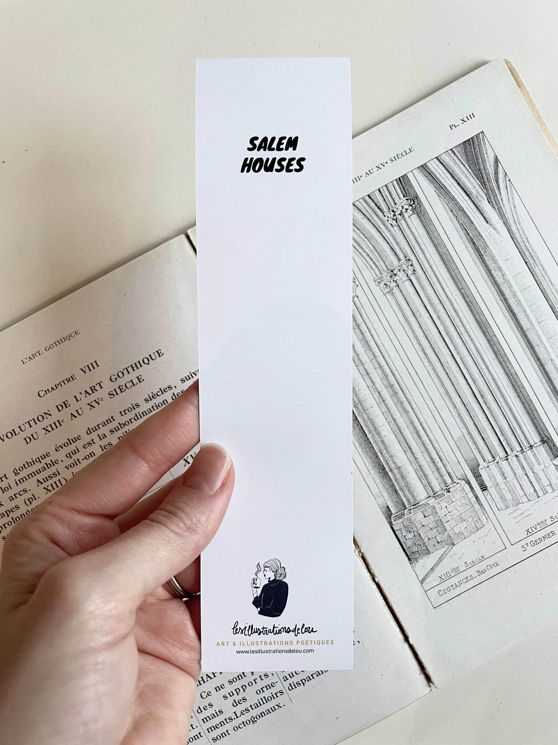 lesillustrationsdelou - Bladwijzer: huizen in Salem - The Dreamer's Bookshop.