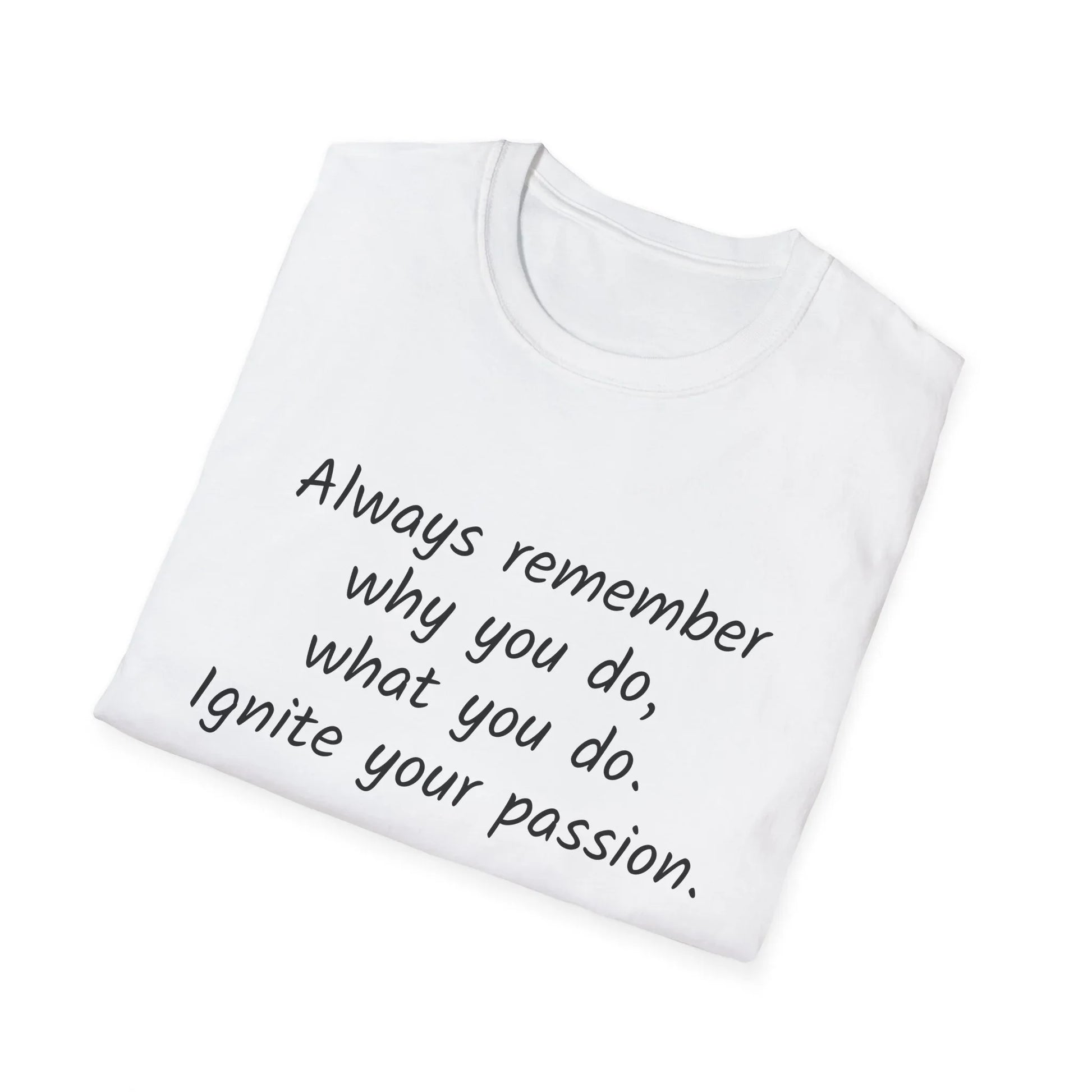 Inspirational Unisex T-Shirt - "Ignite Your Passion" - The Dreamer's Bookshop.