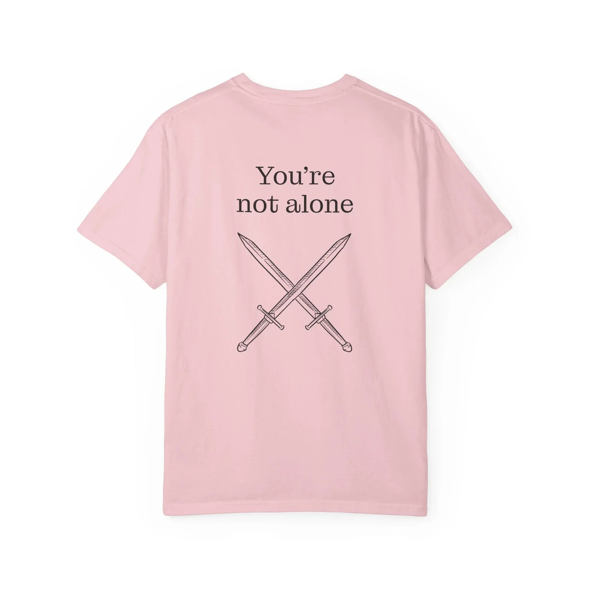 Cancer Survivor Unisex Garment-Dyed T-shirt - Inspirational Motivational Tee - The Dreamer's Bookshop.