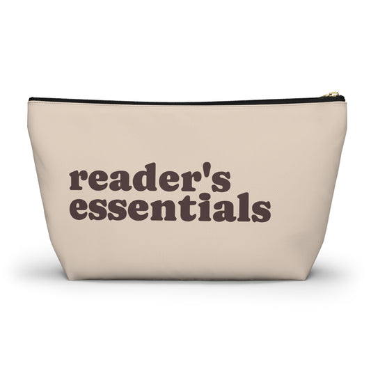 Accessory Pouch — "Stay Curious" Reader's Essentials Bag