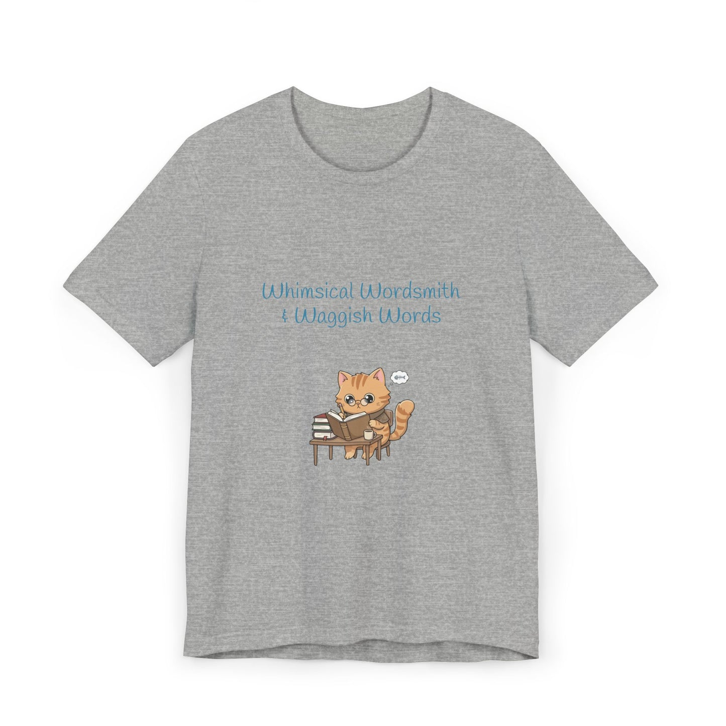 Unisex Jersey T-Shirt - 'Whimsical Wordsmith' Book lovers