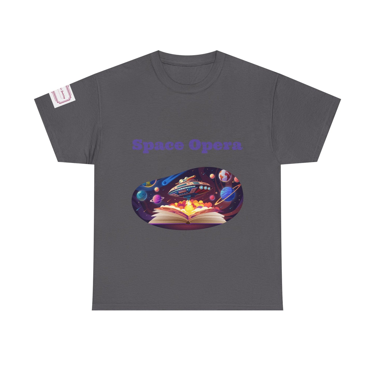 Space Opera  - Unisex Heavy Cotton Tee - Sci-Fi Books