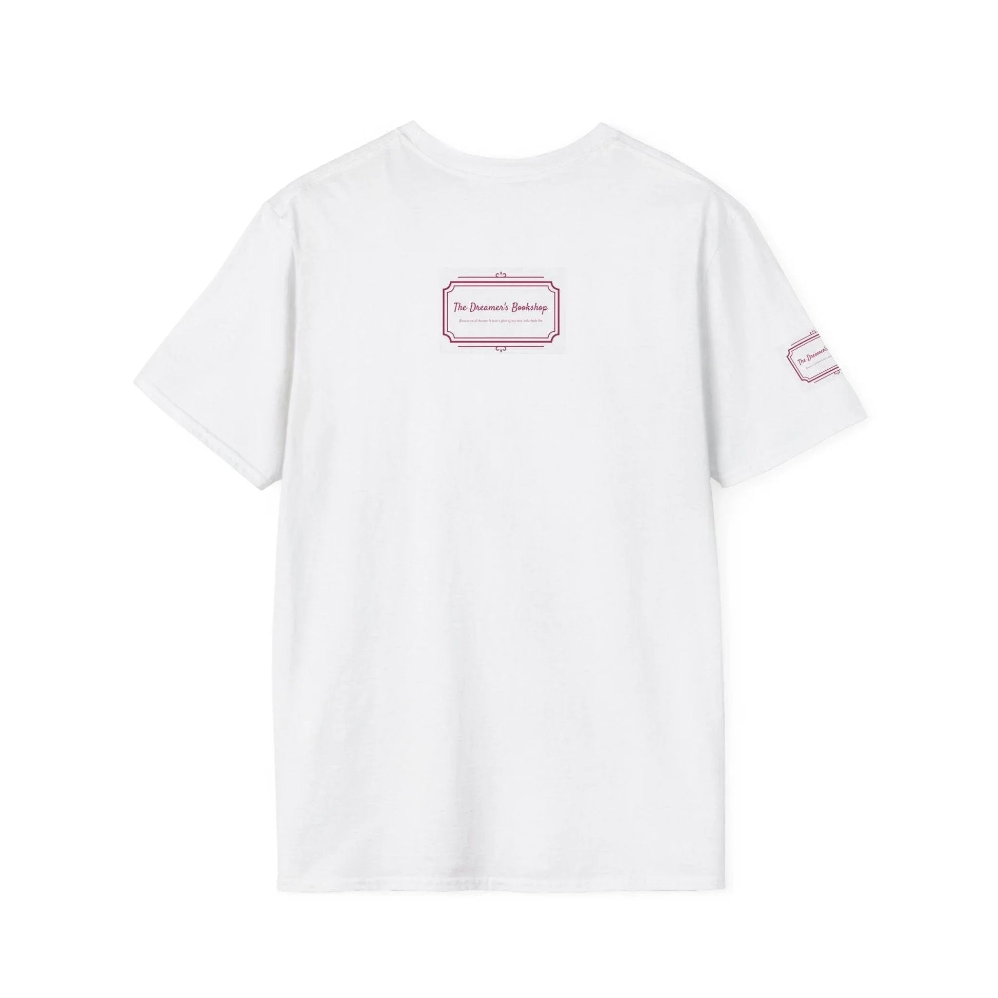 Inspirational Unisex Softstyle T-Shirt - 'Keep Breathing' Motivational Design - The Dreamer's Bookshop.
