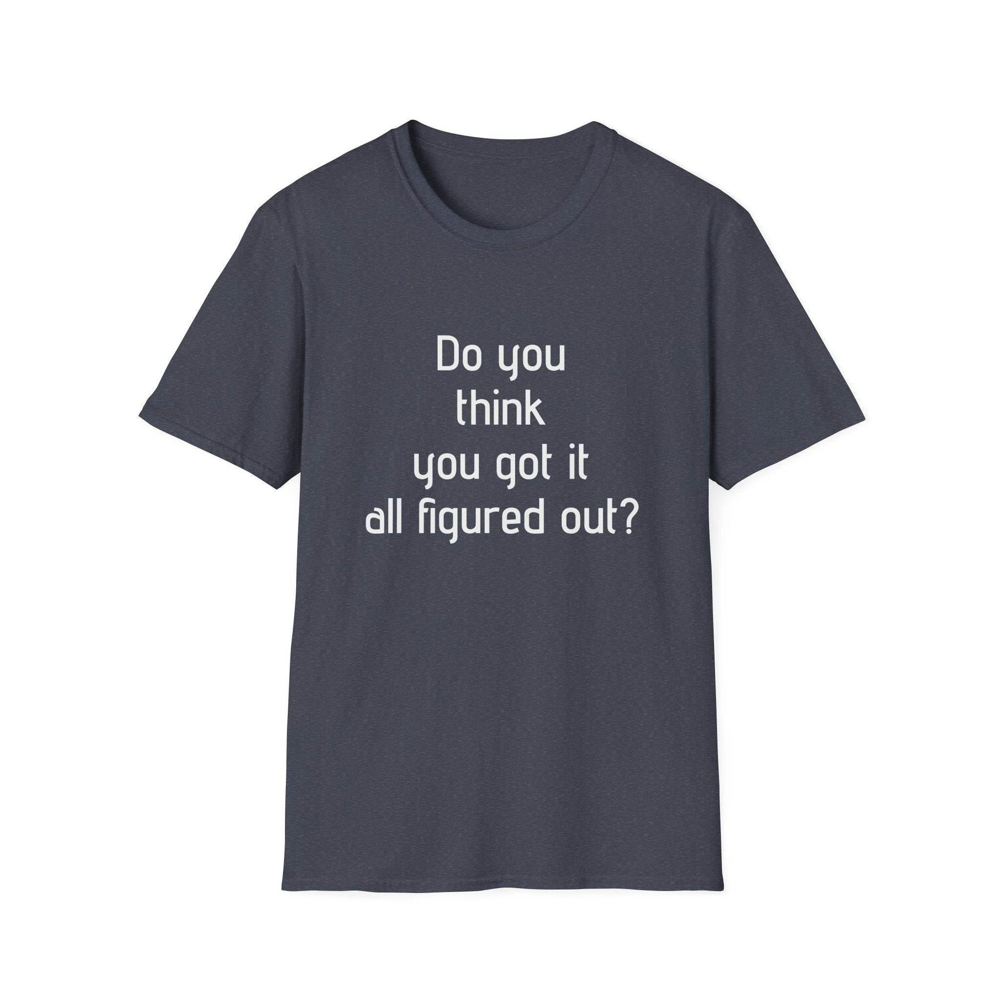 Unisex Softstyle T-Shirt - 'Think Again' - The Dreamer's Bookshop.