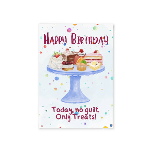 The Dreamer's Bookshop "Just Treats" Birthday Card - The Dreamer's Bookshop.