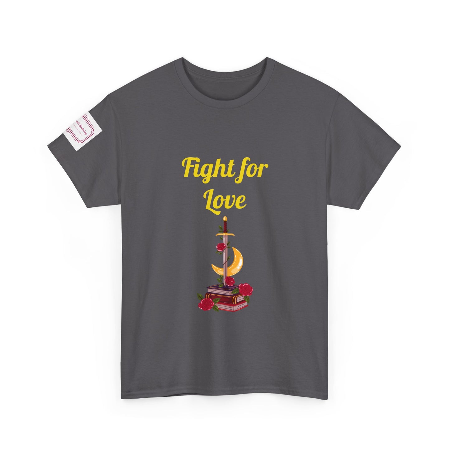 UK - Fight for Love -  Unisex Heavy Cotton Tee - Romance Books