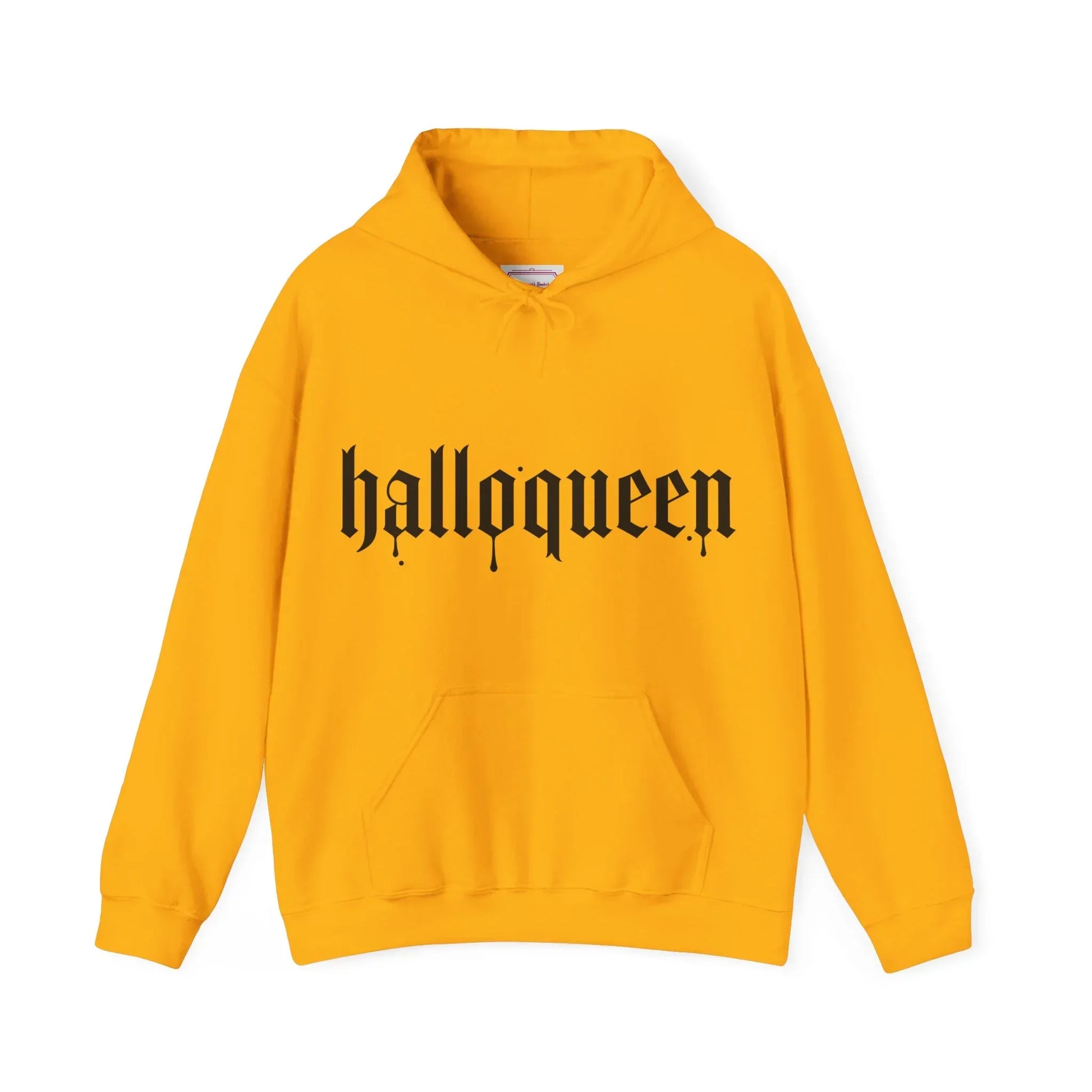 Halloqueen Hooded Sweatshirt - Perfect for Spooky Lovers - The Dreamer's Bookshop.
