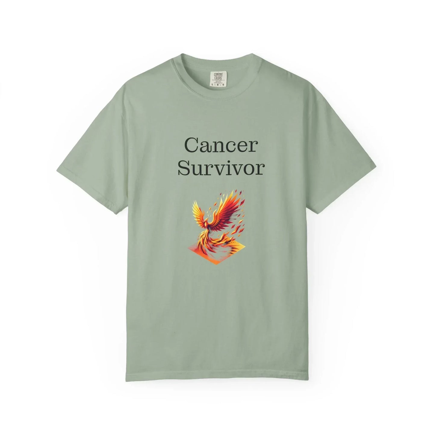 Cancer Survivor Unisex Garment-Dyed T-shirt - Inspirational Motivational Tee - The Dreamer's Bookshop.