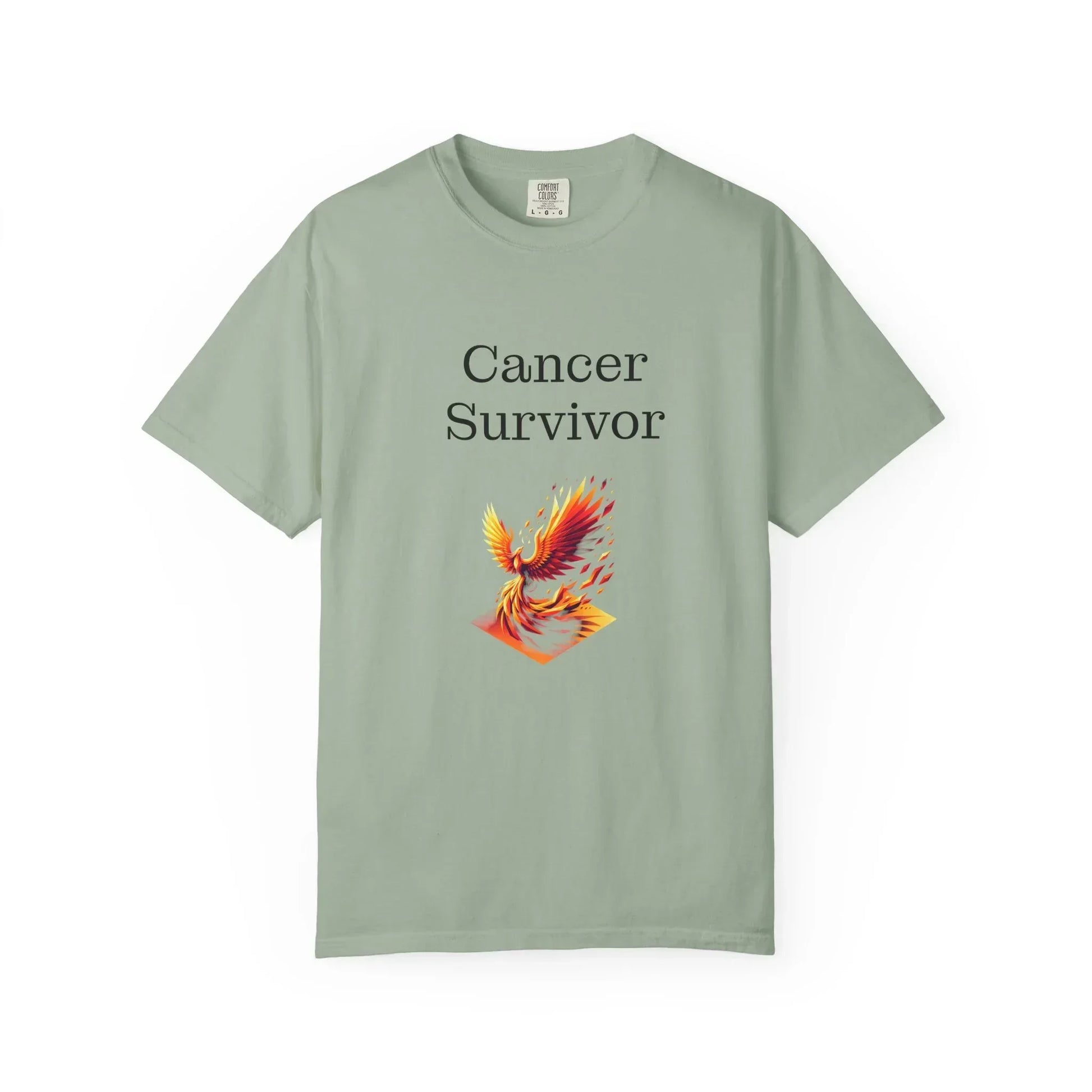 Cancer Survivor Unisex Garment-Dyed T-shirt - Inspirational Motivational Tee - The Dreamer's Bookshop.
