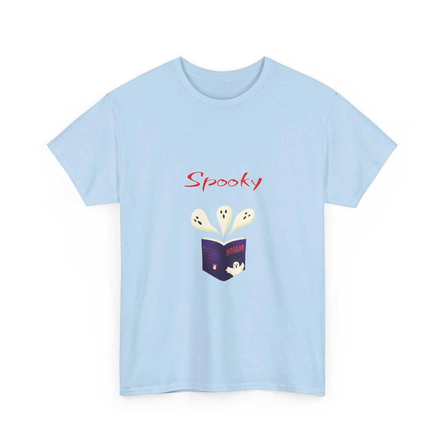 CA - Fiction -  Graphic Tee - Unisex Heavy Cotton T-Shirt Spooky Books