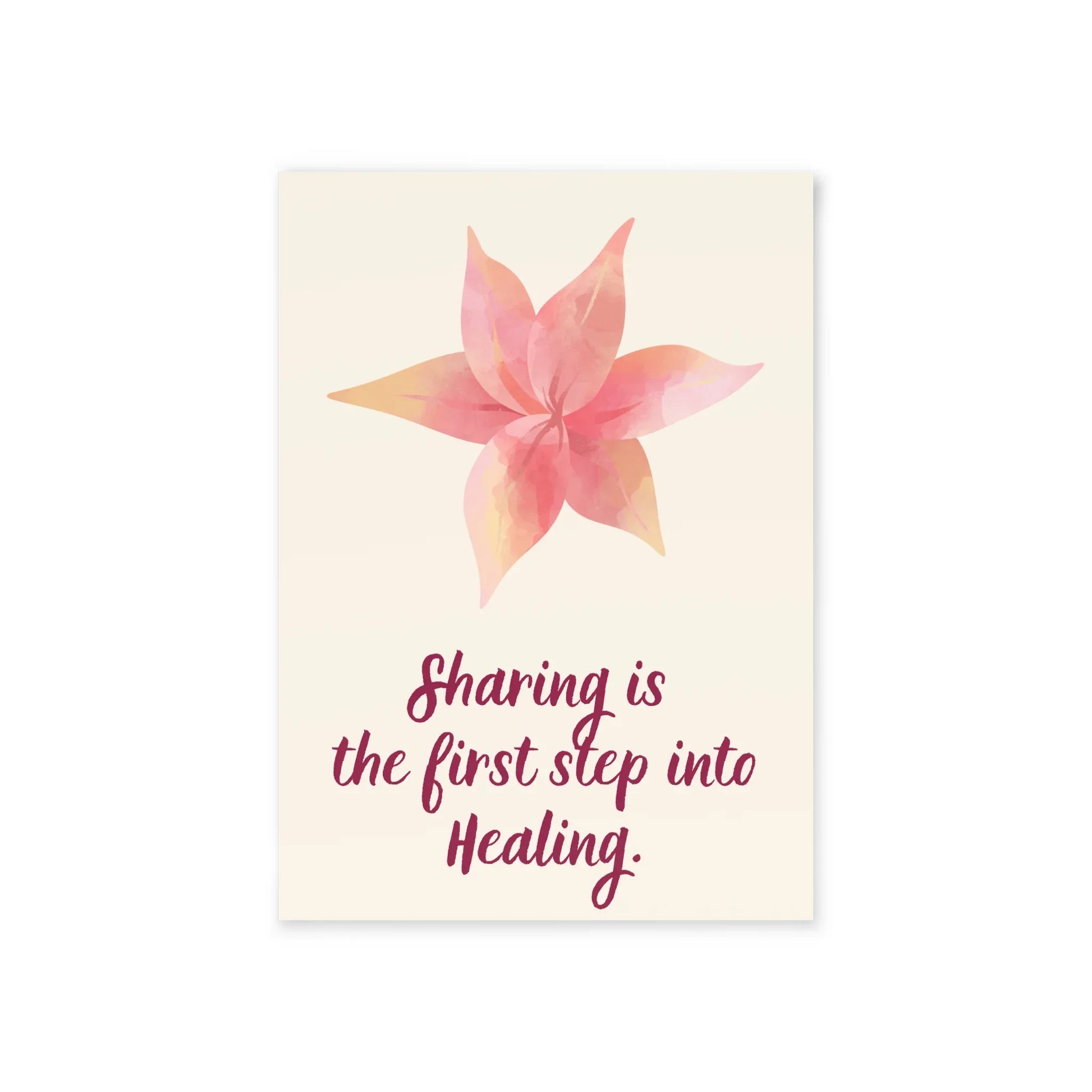 The Dreamer's Bookshop - Love Yourself Card "Sharing" - The Dreamer's Bookshop.