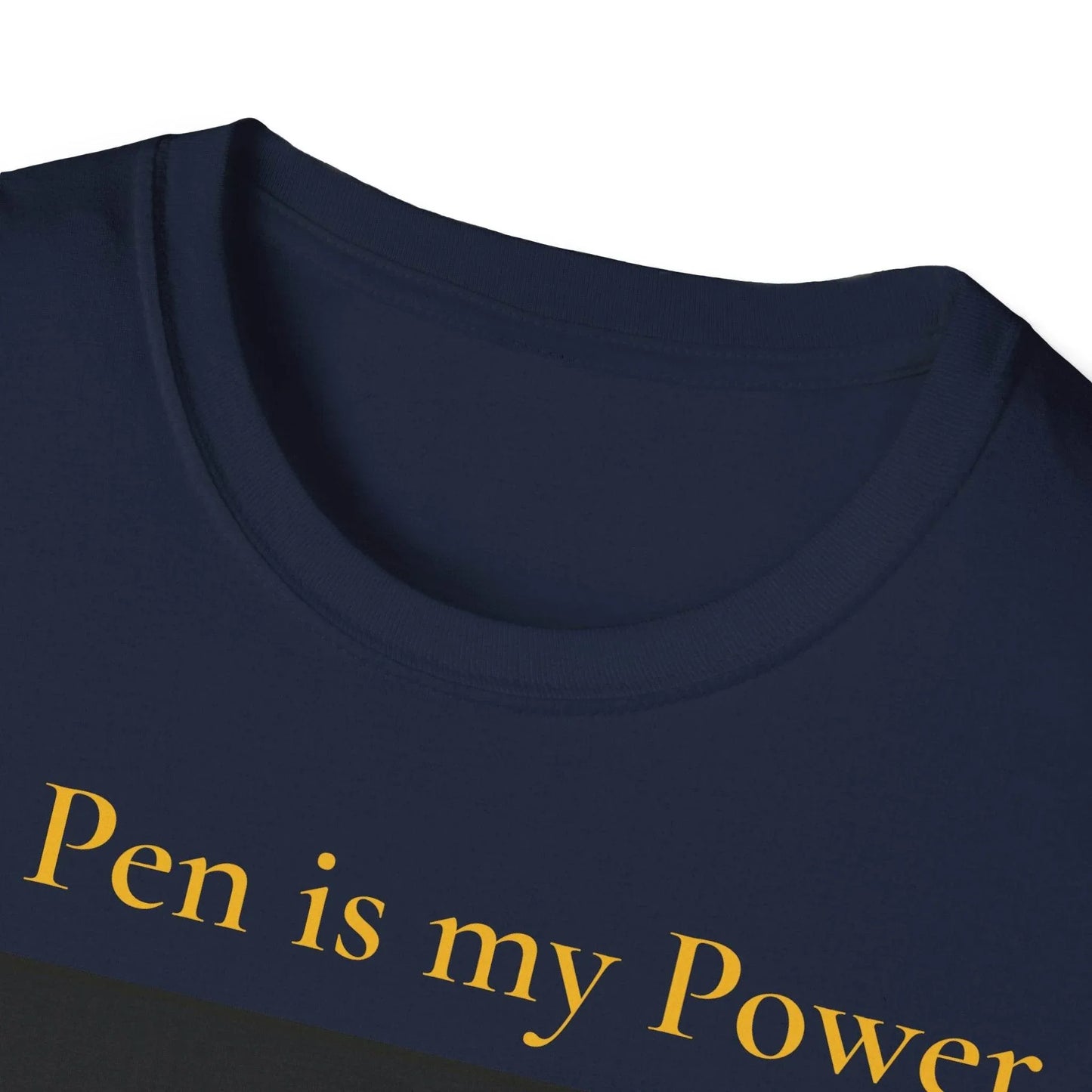 Inspirational Unisex Softstyle T-Shirt - 'My Pen' Motivational Design - The Dreamer's Bookshop.