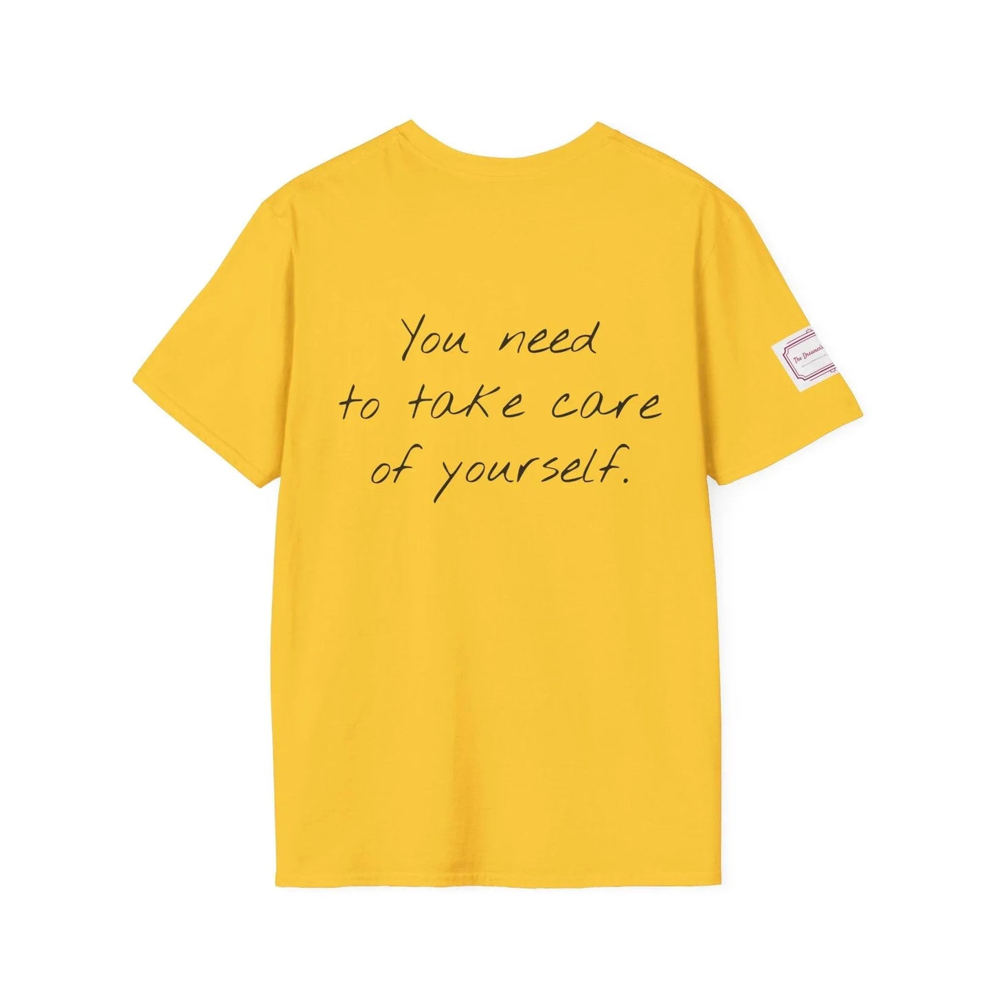Unisex Softstyle T-Shirt - Take Care Design for Book Lovers - The Dreamer's Bookshop.