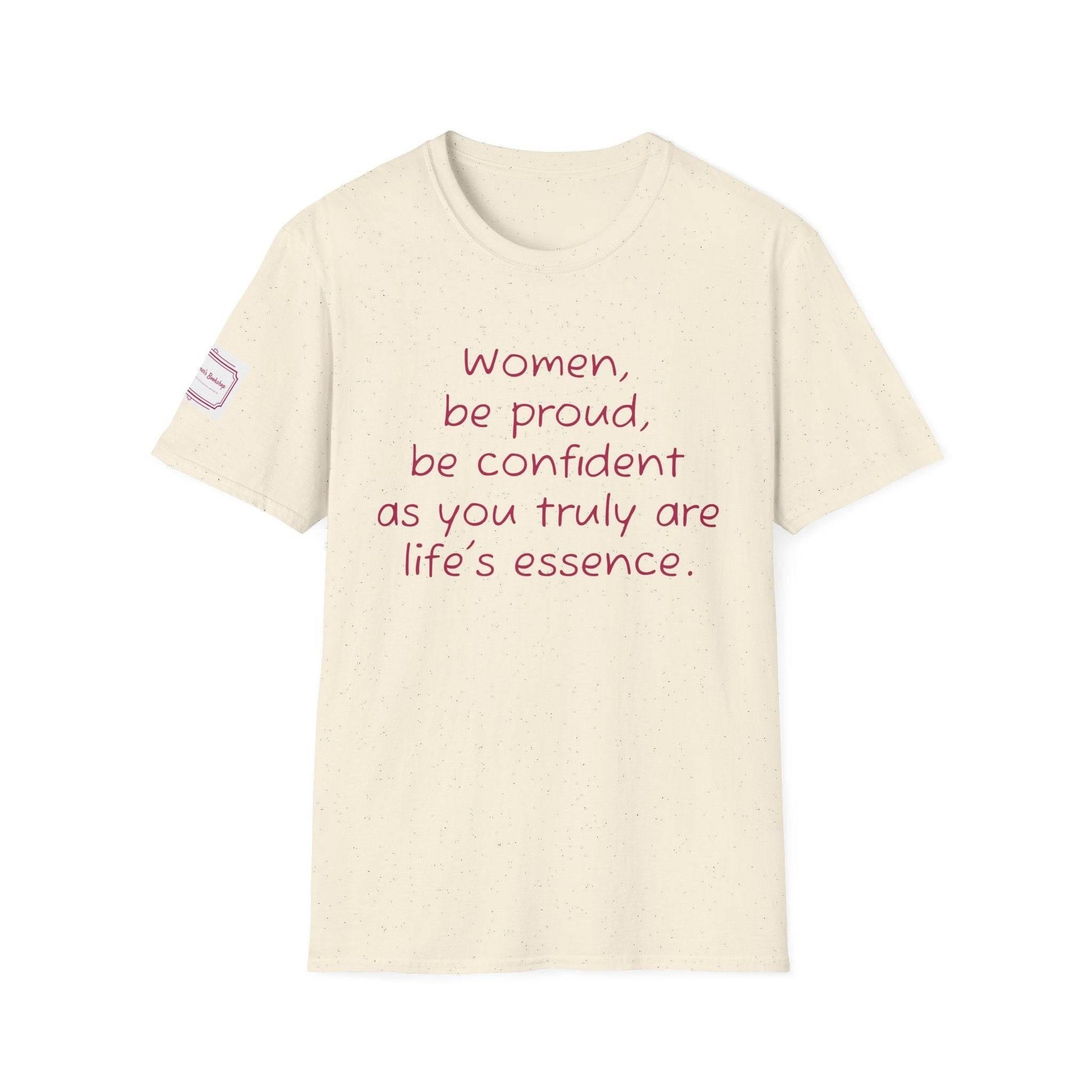 Inspirational Unisex Softstyle T-Shirt - 'Women' Motivational Design - The Dreamer's Bookshop.