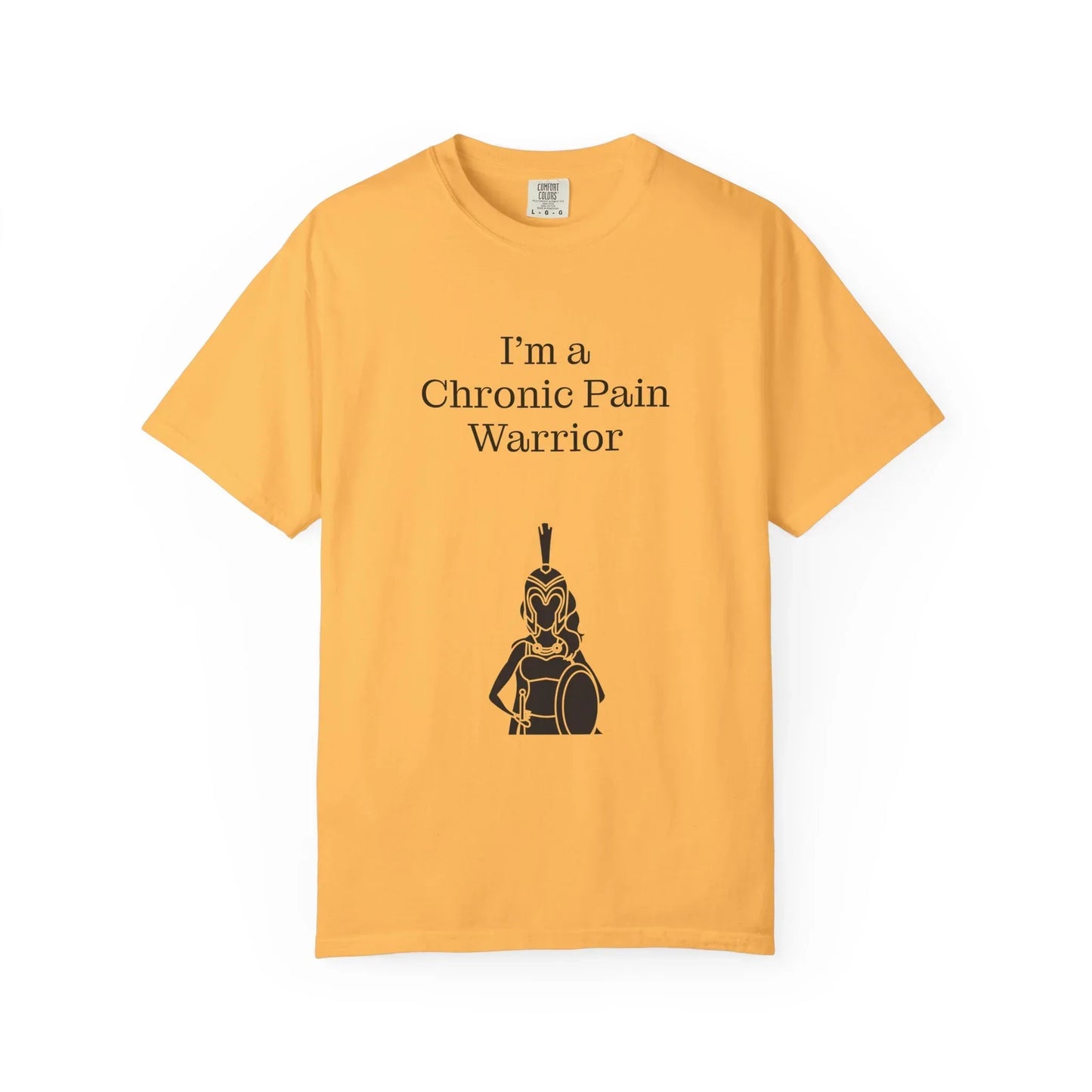 Chronic Pain Warrior Unisex Garment-Dyed T-Shirt - Empowering Supportive Apparel - The Dreamer's Bookshop.