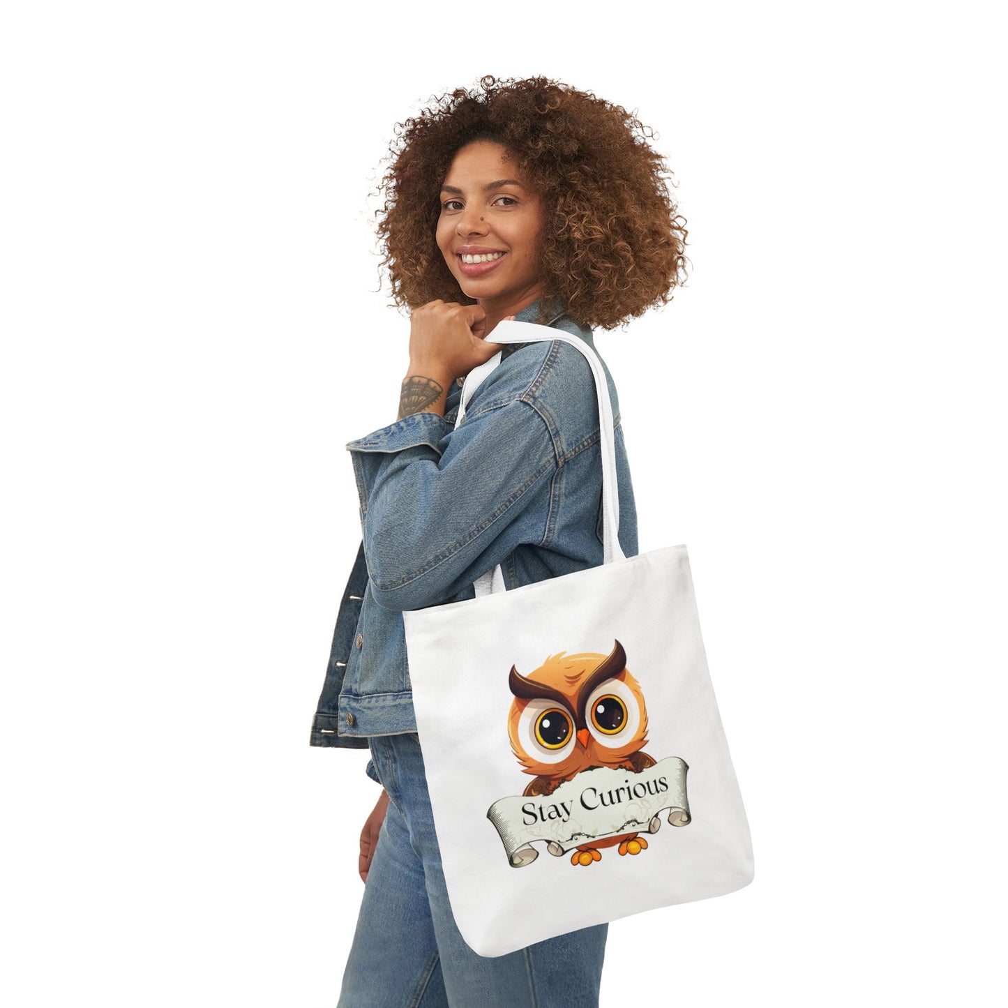 Stay Curious Tote Bag - Perfect for Book Lovers & Indie Authors