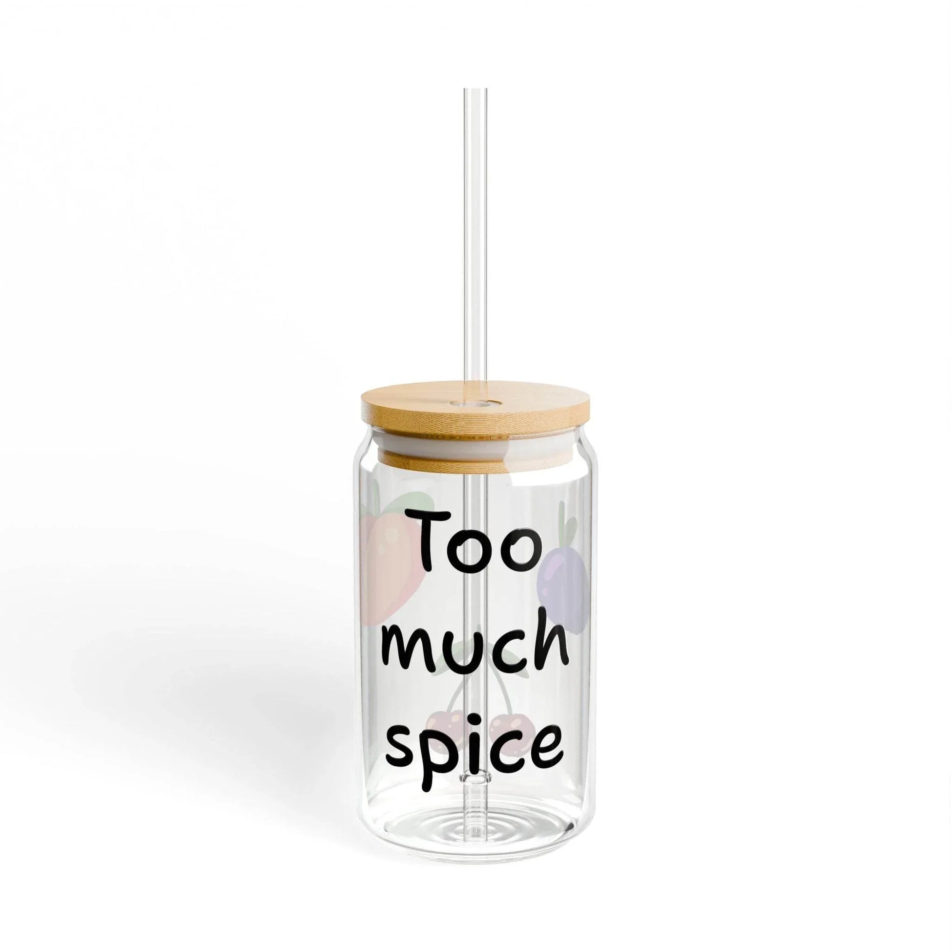 Cute Rainbow Sipper Glass - 16oz with Inspirational Quote for Refreshing Drinks - The Dreamer's Bookshop.