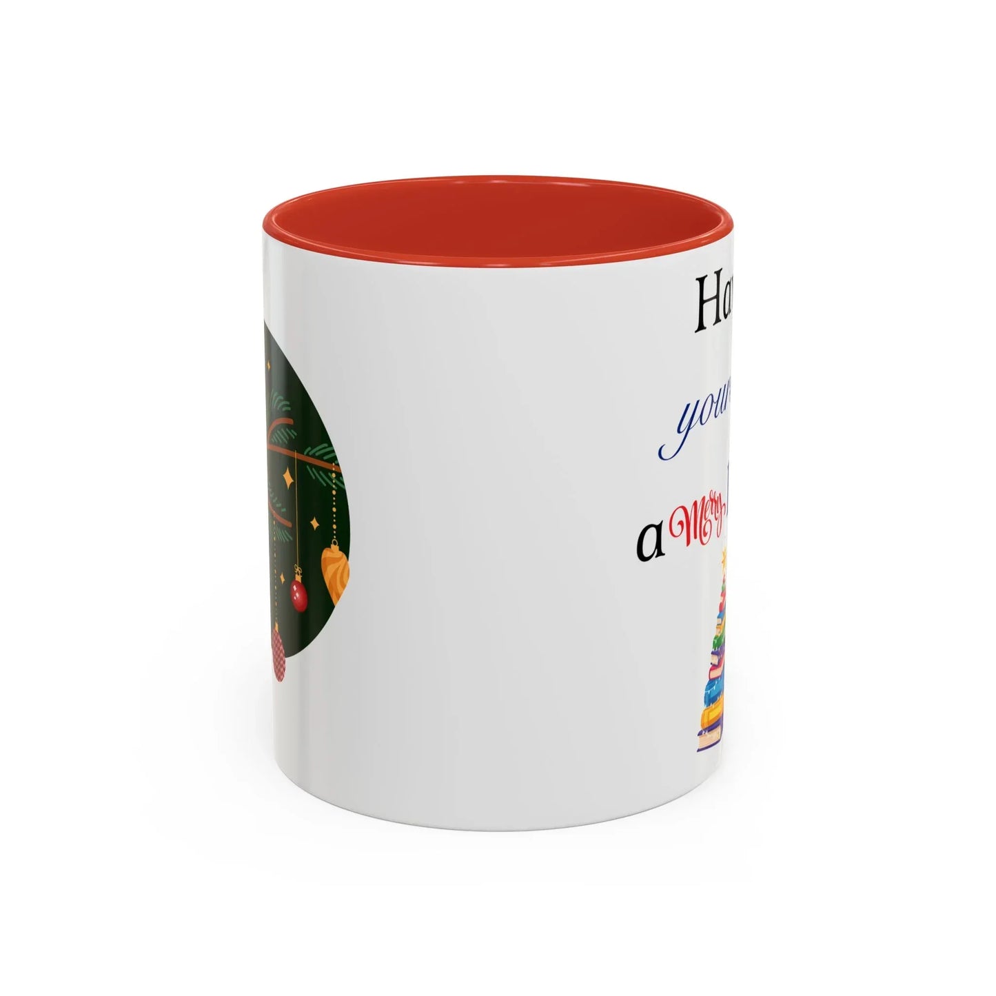 A Merry Little Bookmas - Coffee Mug - Gift for Book Lovers - The Dreamer's Bookshop.
