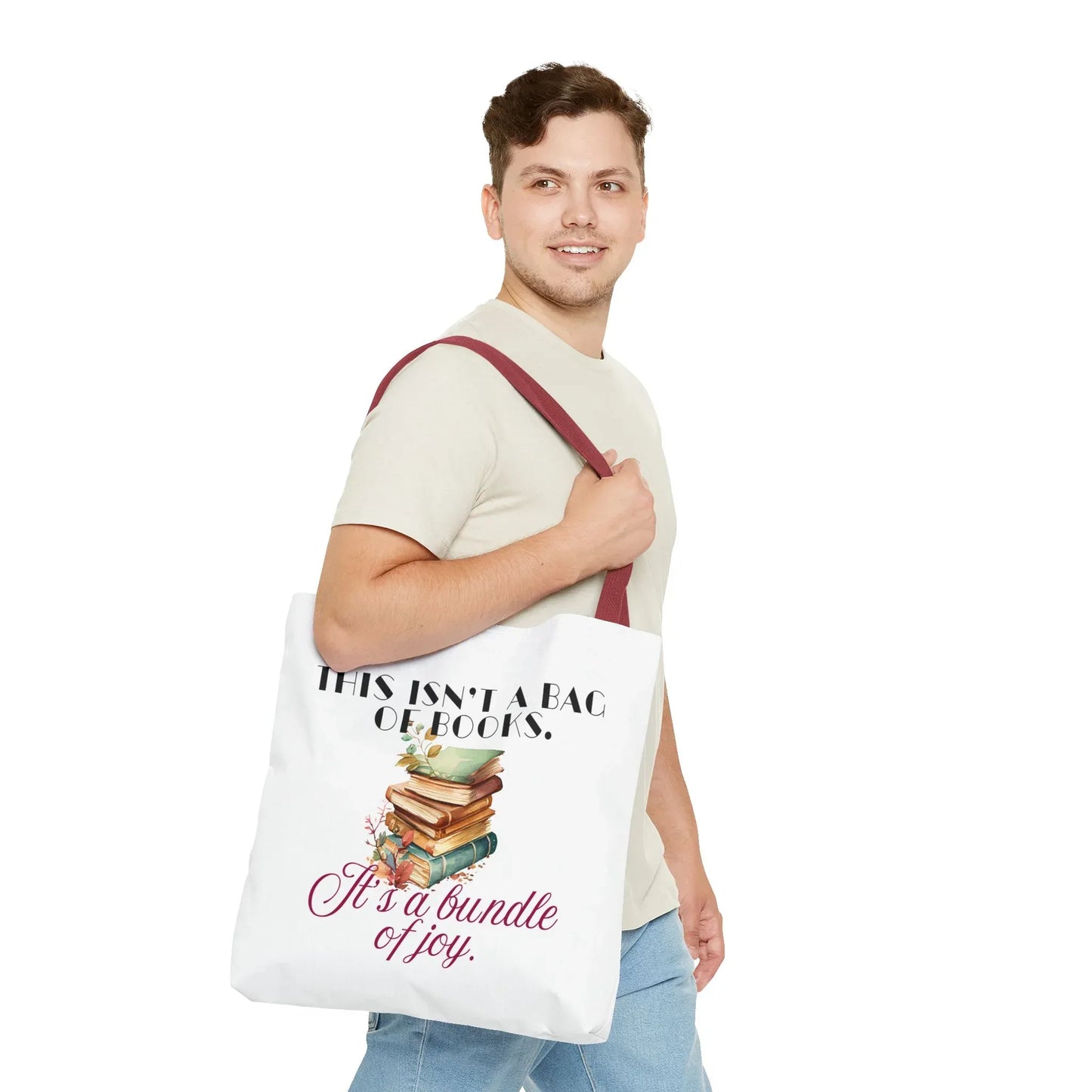 This isn't a Bag of Books - Tote Bag - Cozy Autumn Design - The Dreamer's Bookshop.