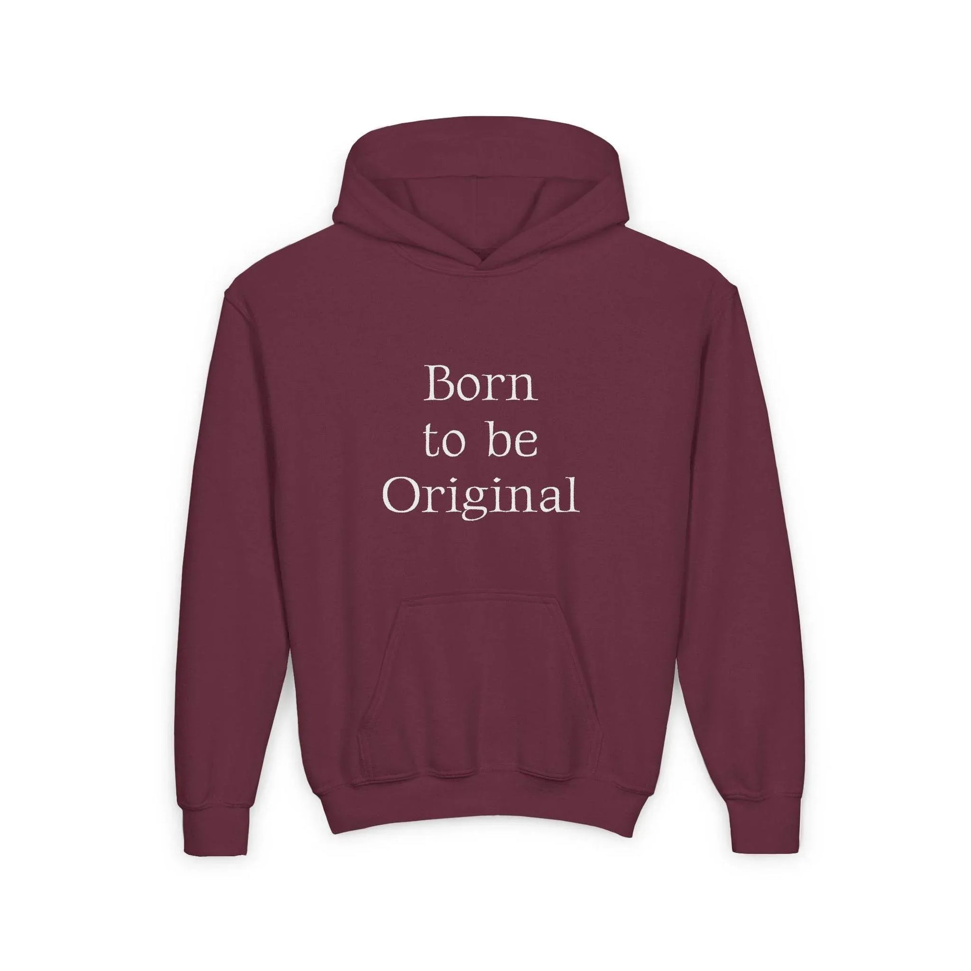 EU - Youth Heavy Blend Hoodie - 'Born to be Original' - Indie Author Inspired Sweatshirt - The Dreamer's Bookshop.