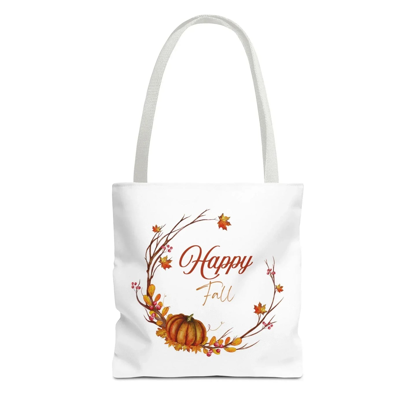 Happy Fall Tote Bag - Cozy Autumn Design - The Dreamer's Bookshop.