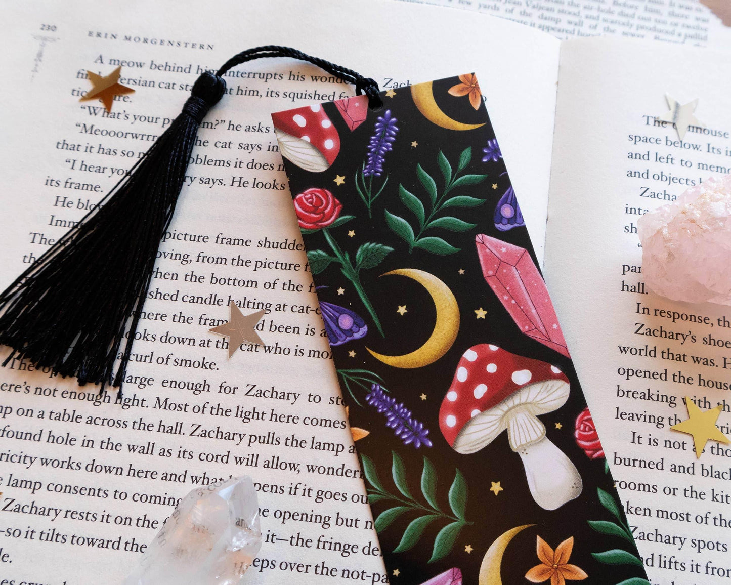 Basically Britt - Woodland Bookmark - Forest Toadstool Nature Butterfly - The Dreamer's Bookshop.