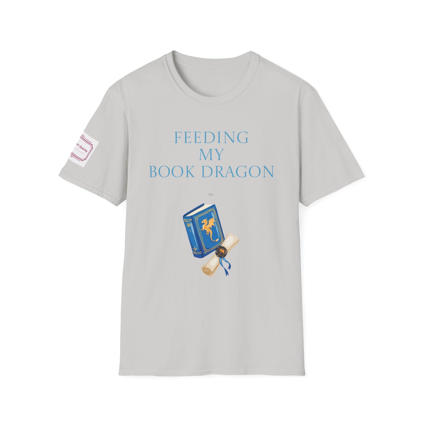Unisex Softstyle T-Shirt - 'Book Dragon'