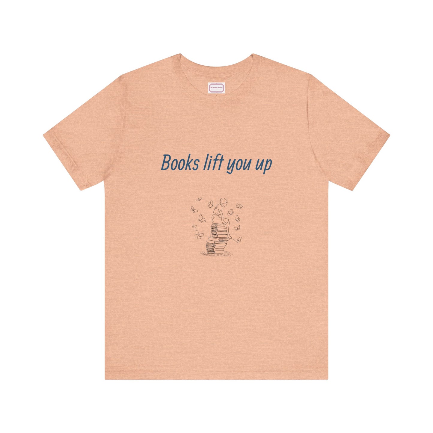Inspirational Unisex T-shirt - Books Lift You Up