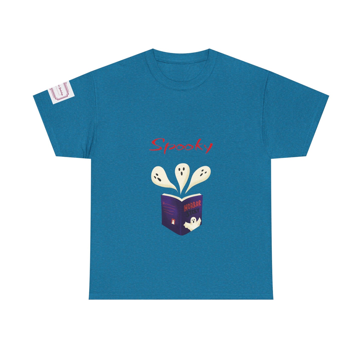 AU - Fiction - Unisex Heavy Cotton Tee - Spooky Books