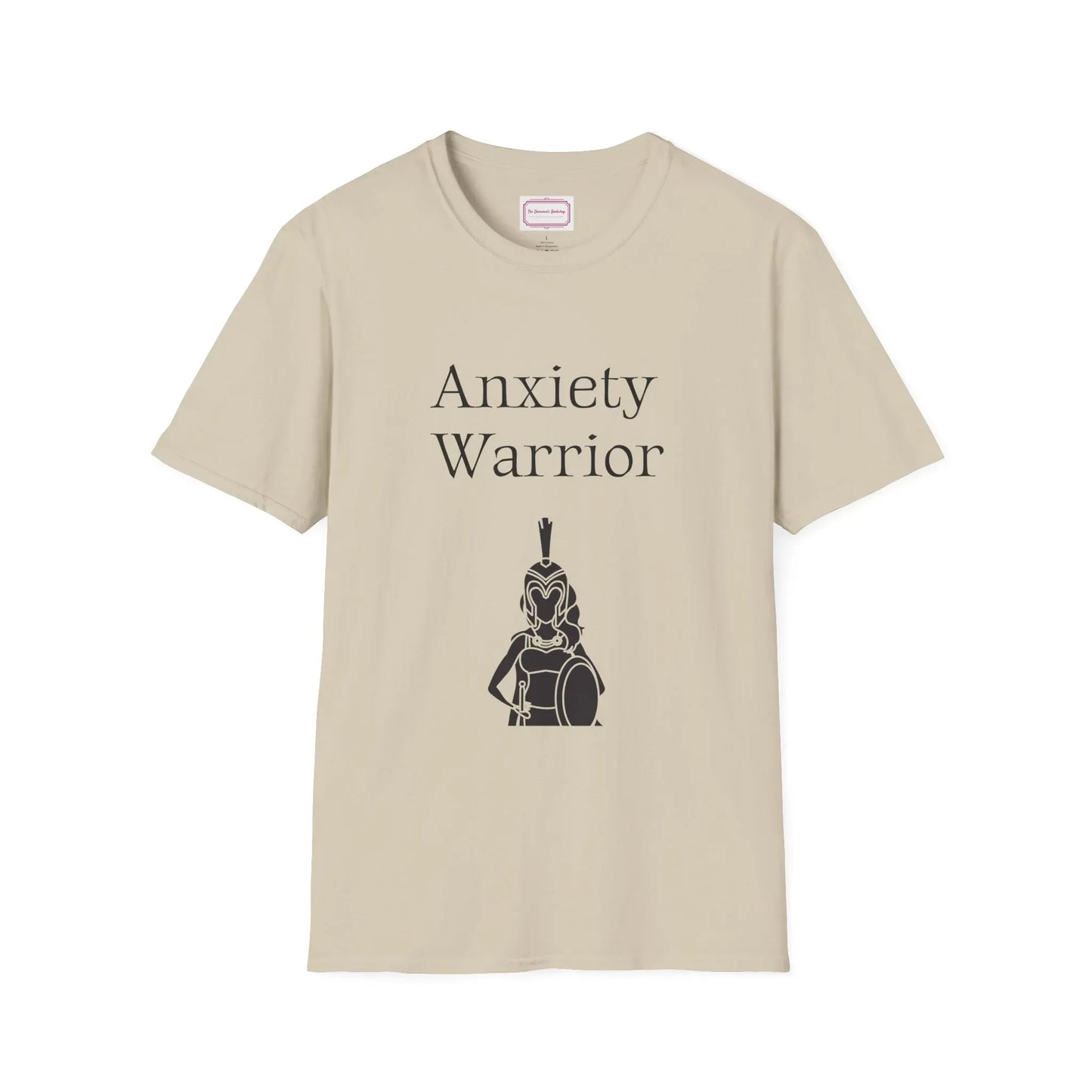 Anxiety Warrior Unisex Softstyle T-Shirt - Embrace Your Battles - The Dreamer's Bookshop.