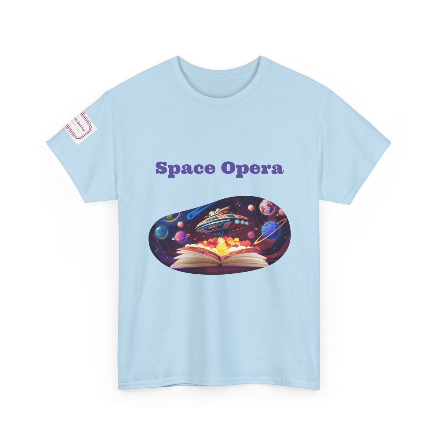 Space Opera - Graphic Unisex Heavy Cotton Tee - Sci-Fi Books